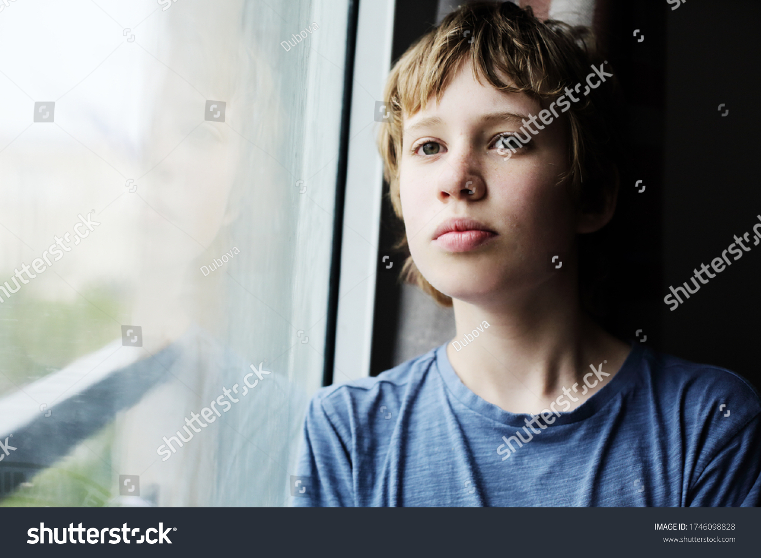 Cute 12 Years Old Autistic Boy Stock Photo 1746098828 | Shutterstock