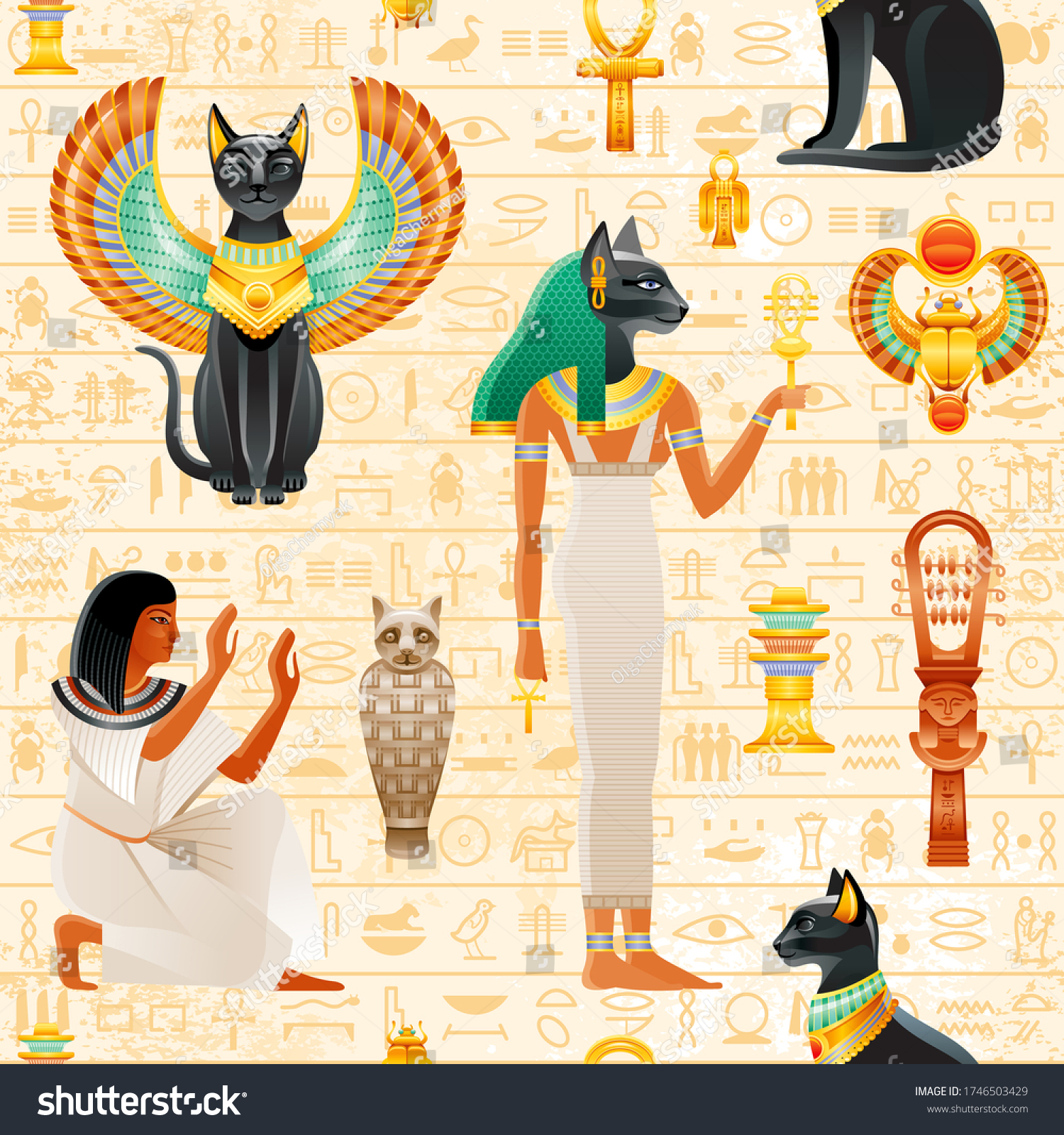 Египет знак Бастет