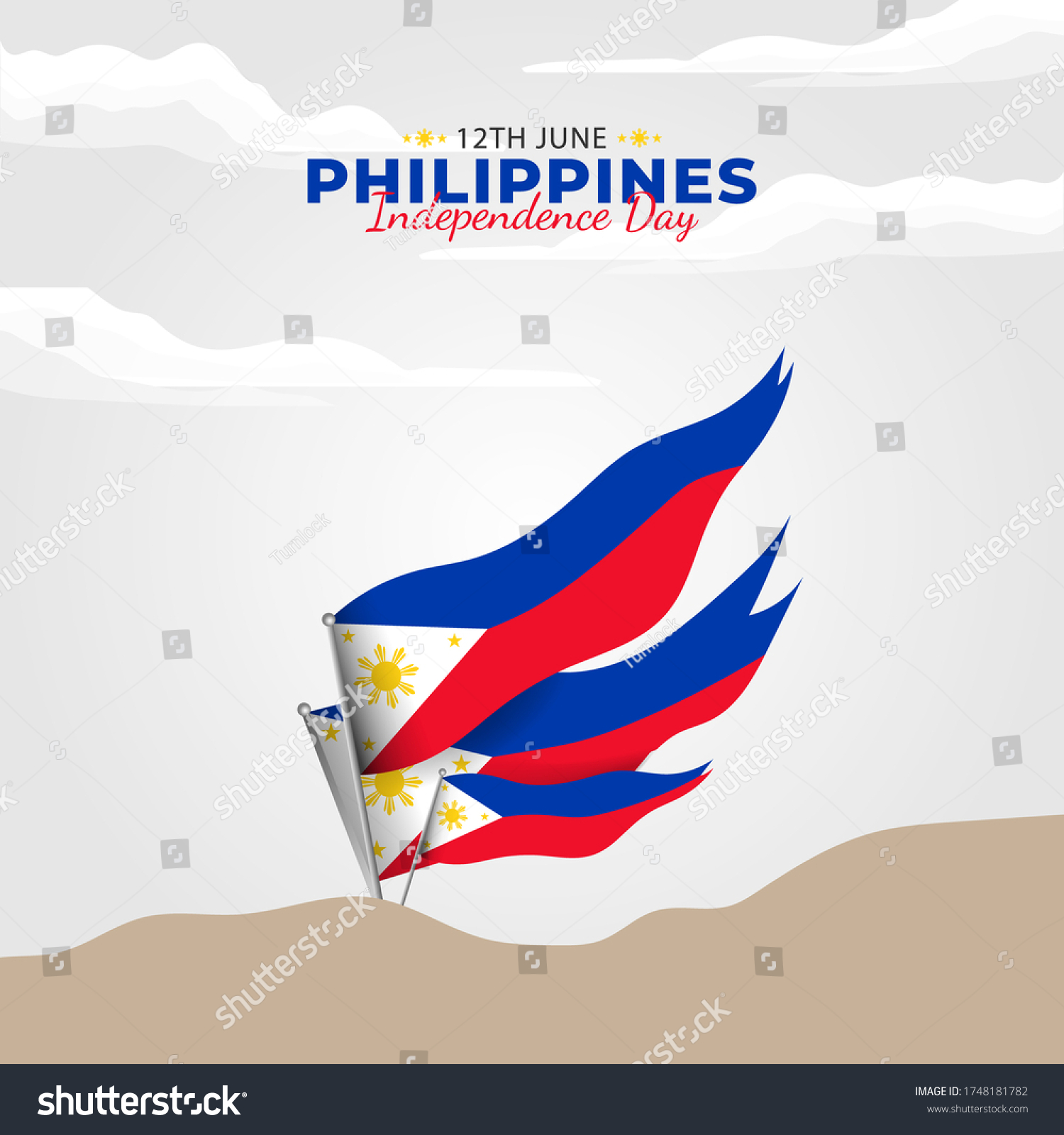Filipino Araw Ng Kalayaan Translate Philippine Stock Vector Royalty Free 1748181782 Shutterstock 2940