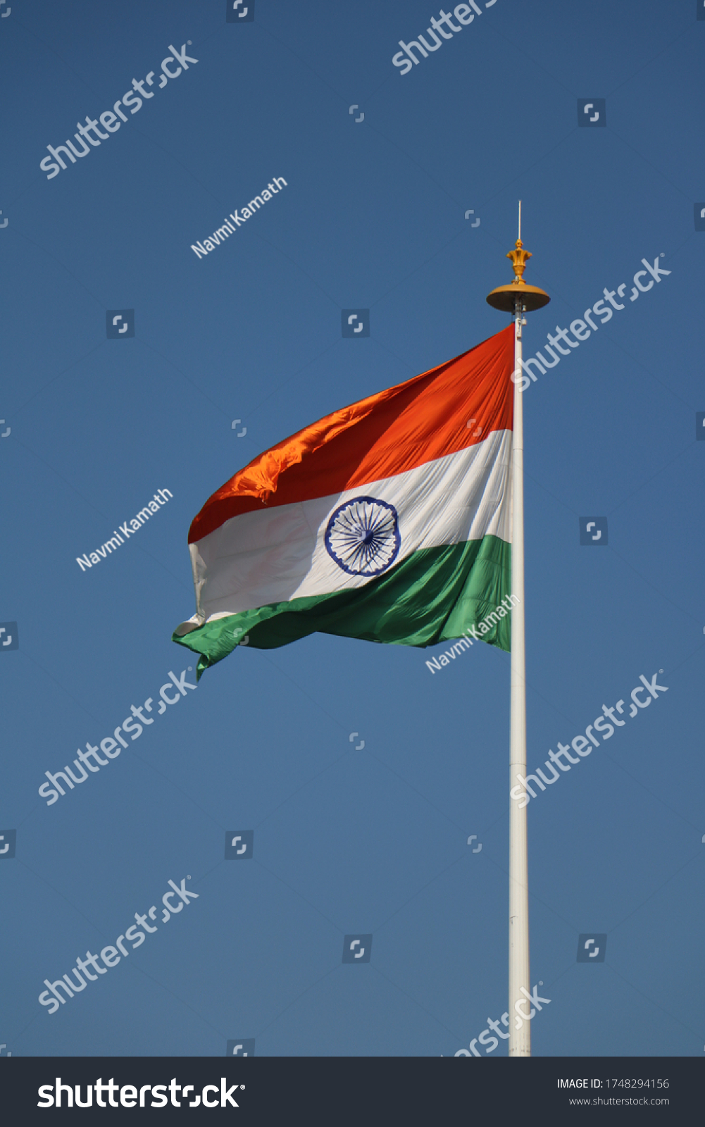 Indian Flag Sky Stock Photo 1748294156 | Shutterstock