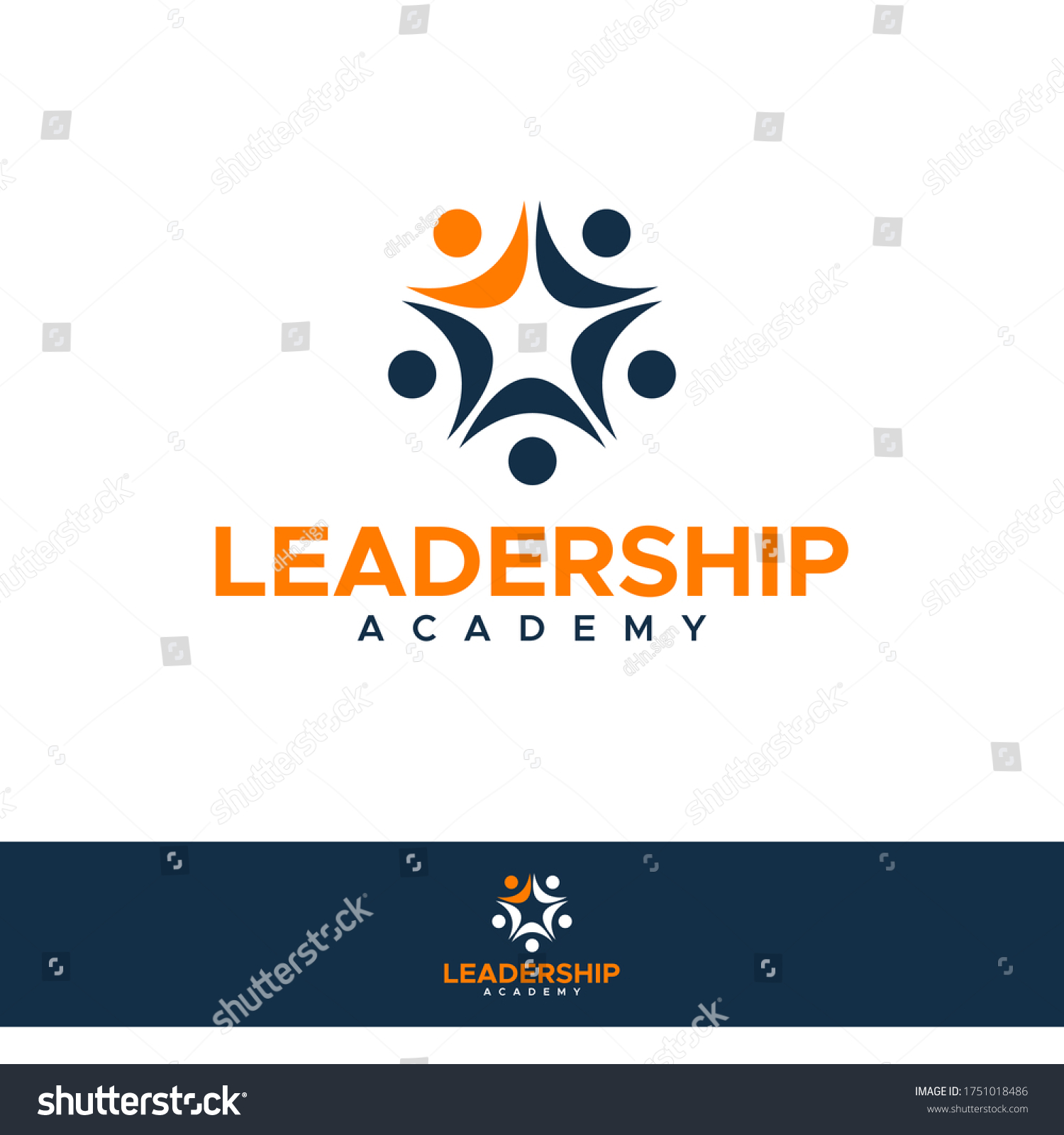 Star Leadership Academy Logo Design Unique Stock Vector (Royalty Free ...