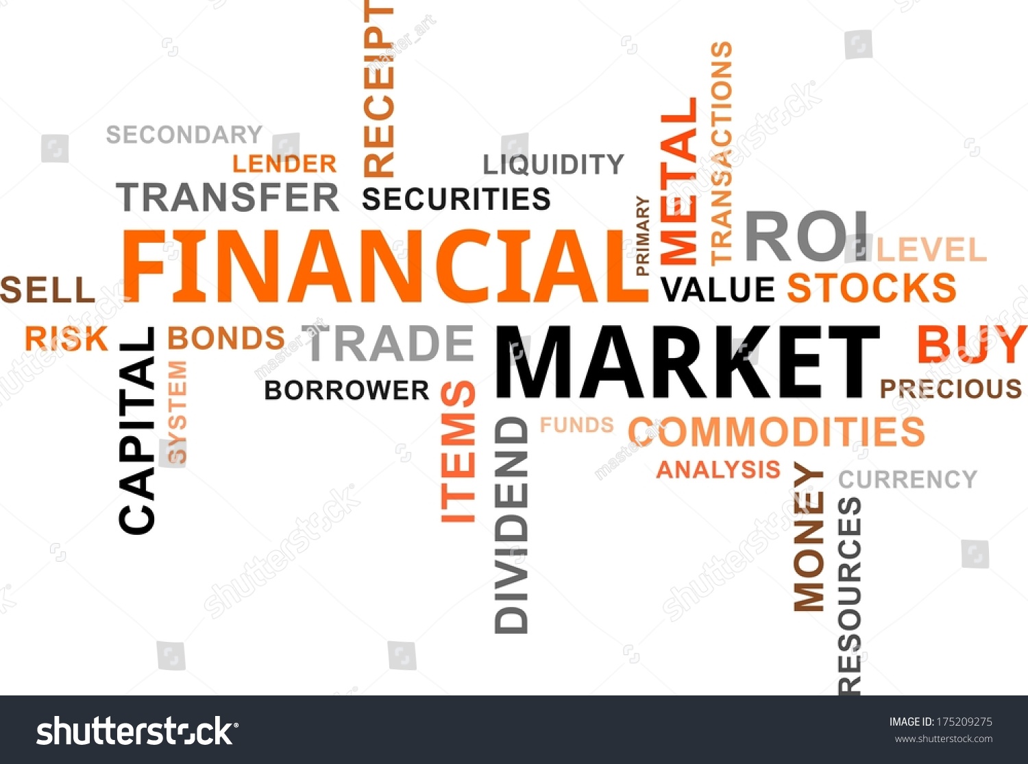 Word Cloud Financial Market Related Items 스톡 벡터(로열티 프리) 175209275 | Shutterstock