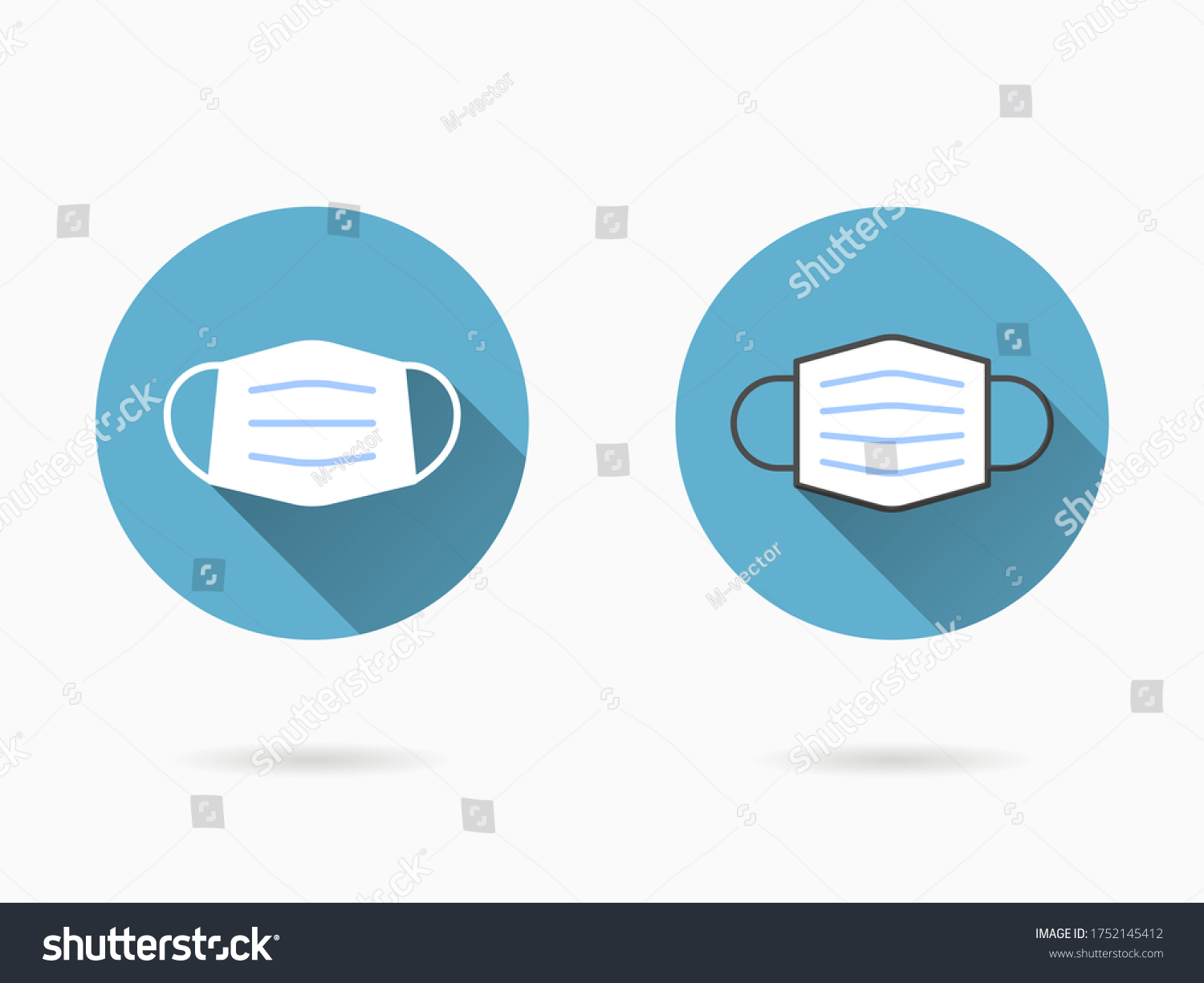 Medical Protection Mask Icon Simple Illustration Stock Vector (Royalty ...