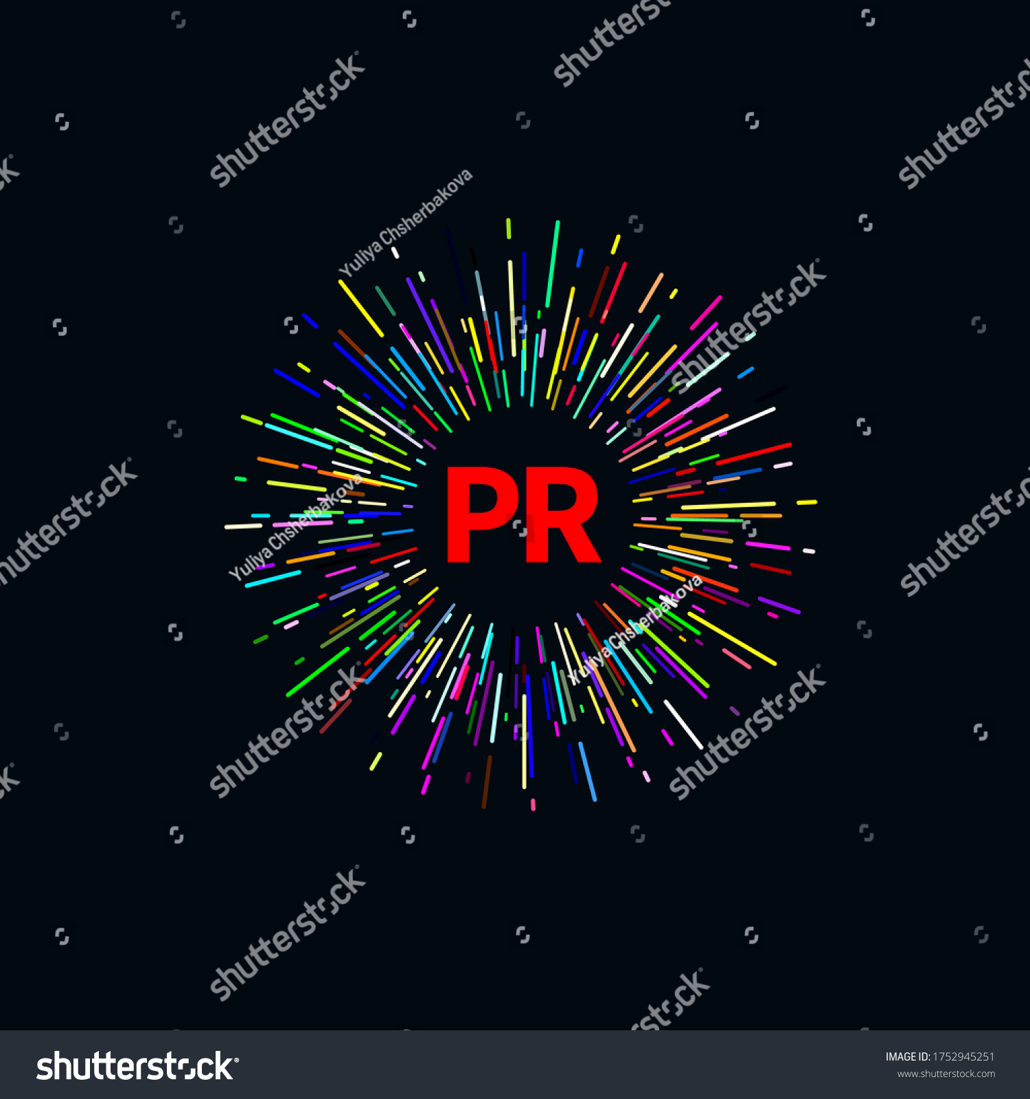 Pr Logo Public Relations Icon Vector Stock Vector (Royalty Free ...