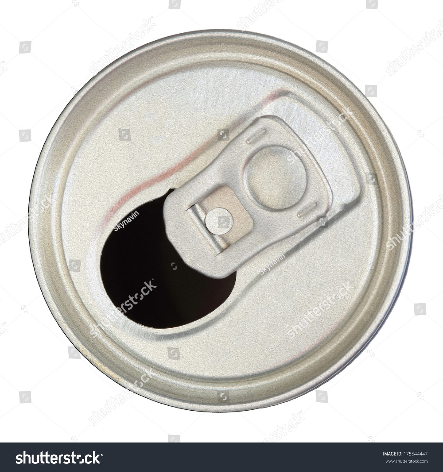 Beer Can On White Background Stock Photo 175544447 | Shutterstock