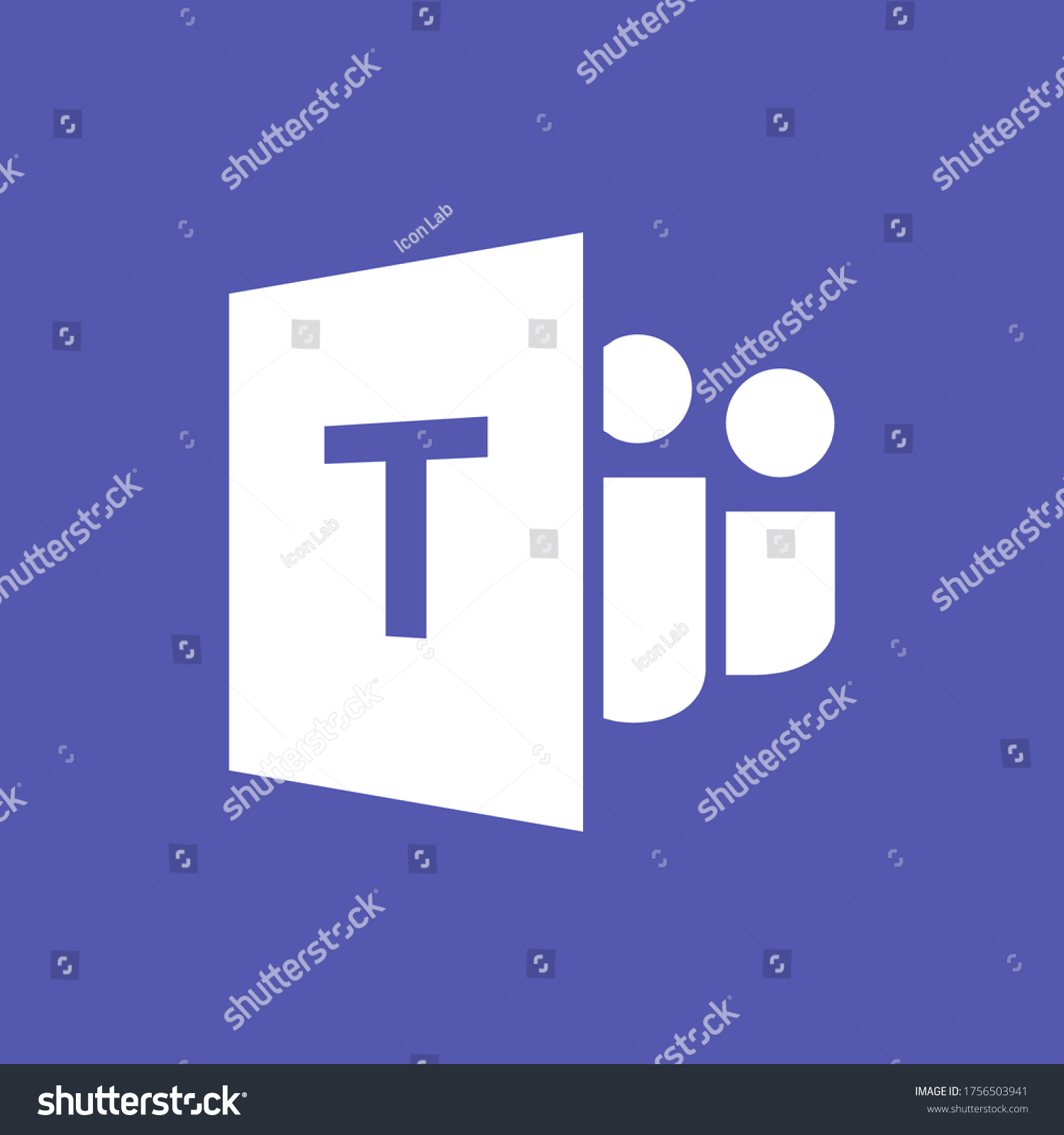 Microsoft Teams Logoremote Working Application Symbolmicrosoft Stock ...