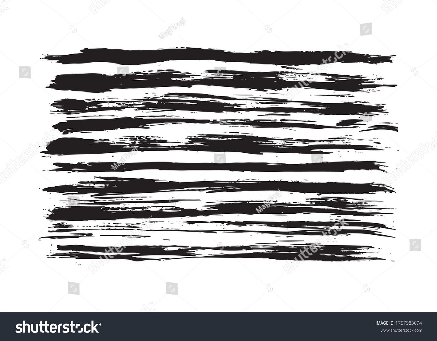 Ragged Horizontal Lines Texture Vector Illustration Stock Vector ...