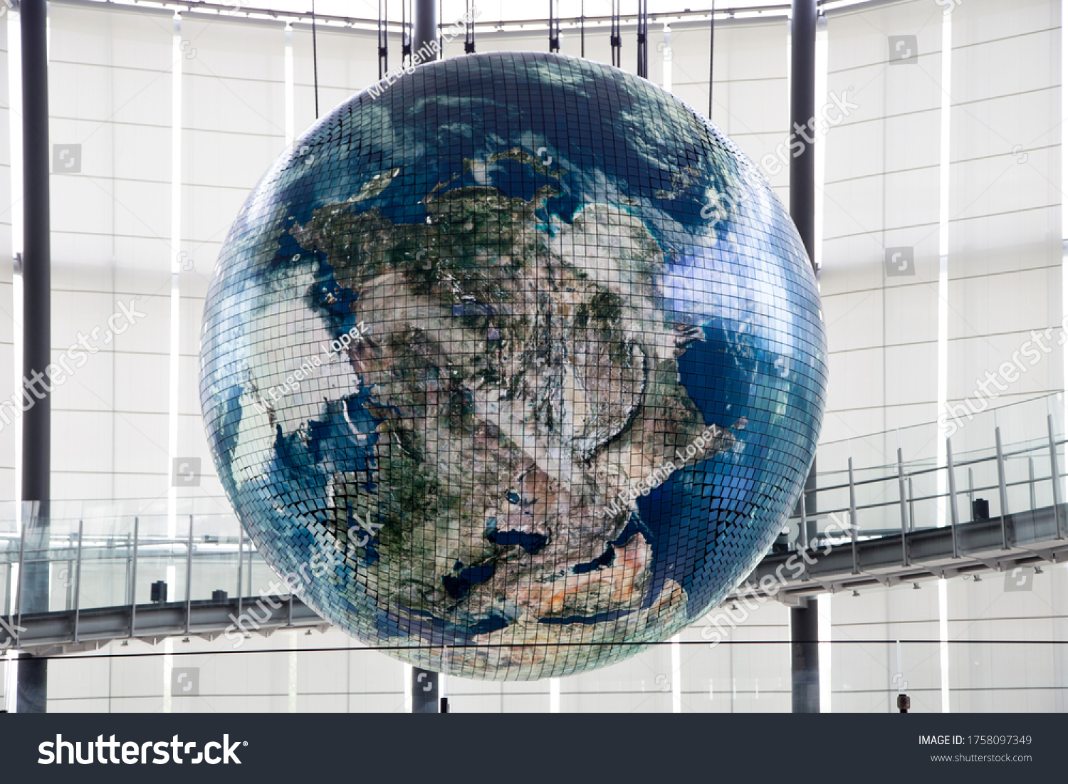 Planet Earth 3 Dimensions National Museum Stock Photo 1758097349 ...