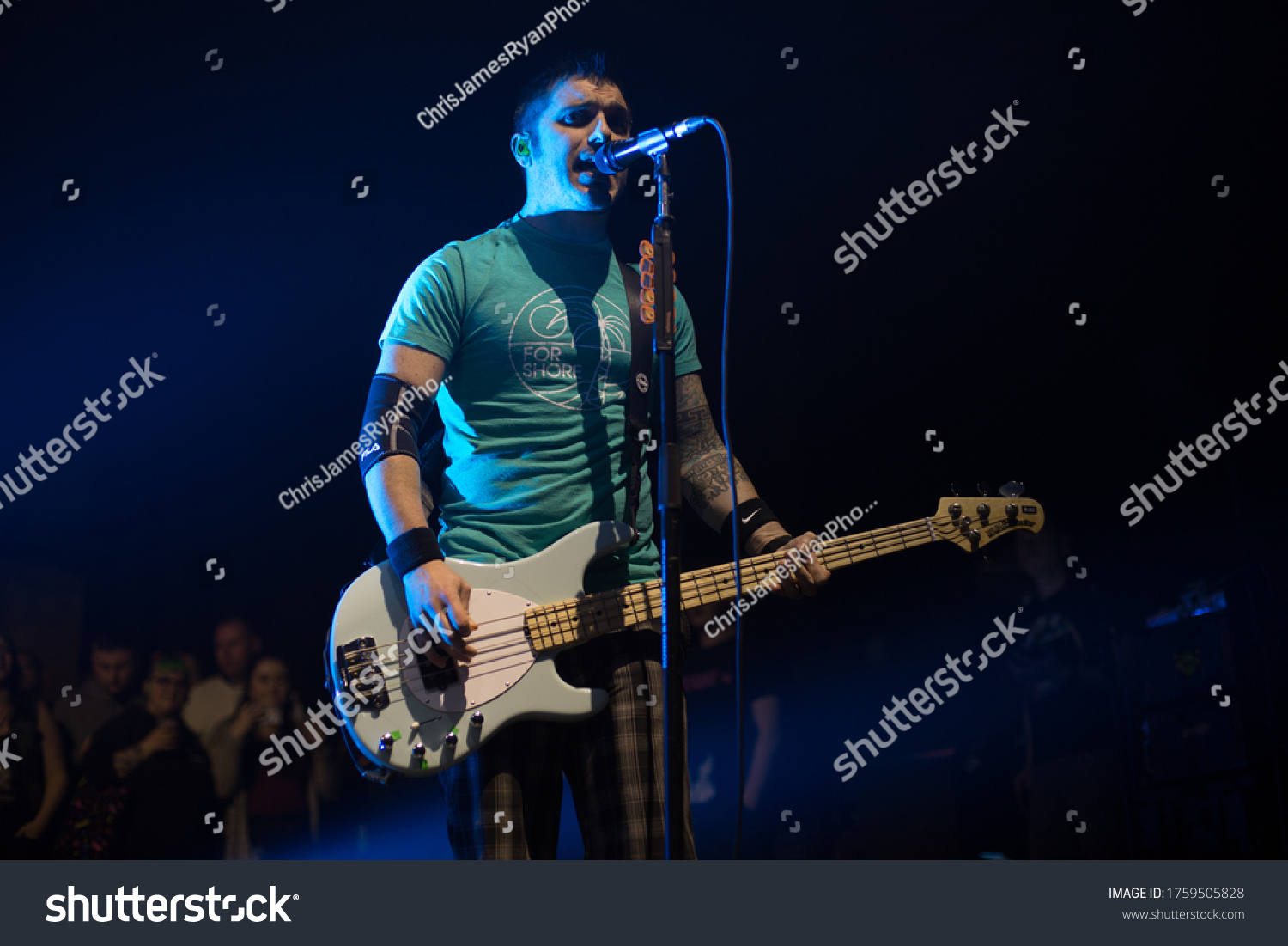 Rob Felicetti Bassist Bowling Soup Live Stock Photo 1759505828 ...