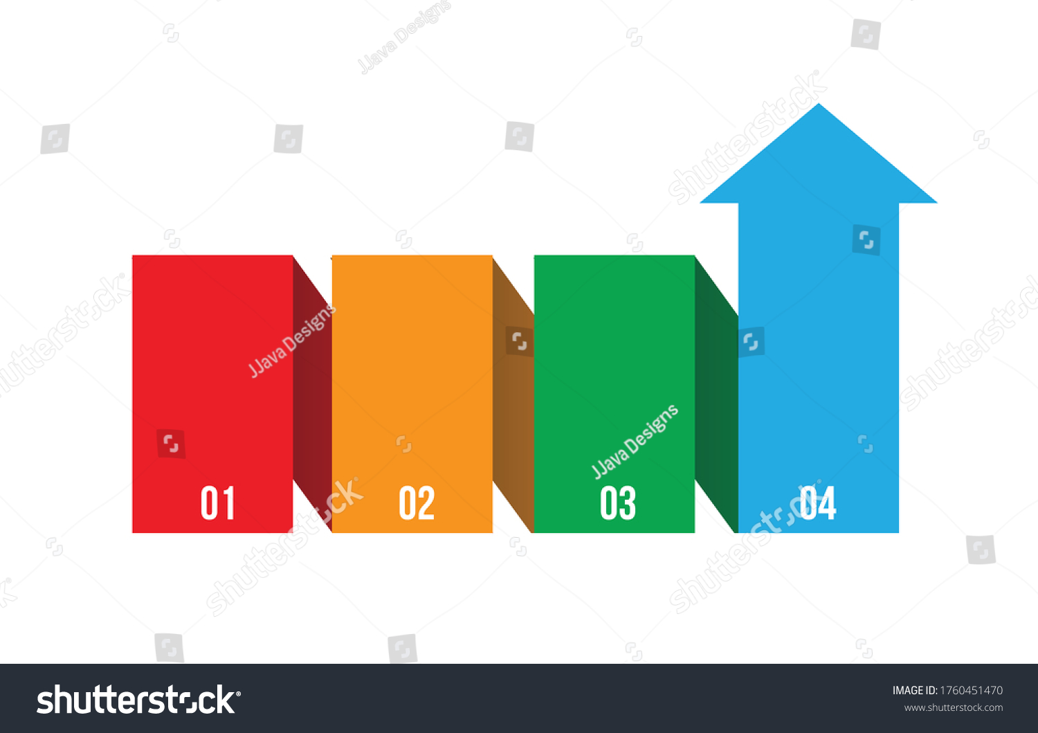 four-step-process-flow-infographic-stock-vector-royalty-free