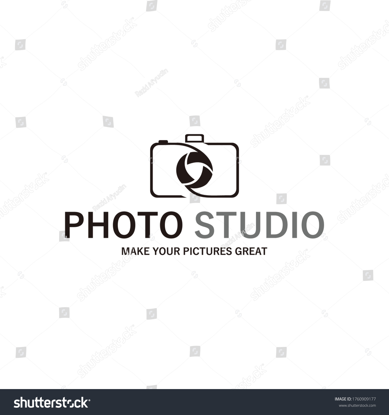 Camera Logo Design Photo Studio Stock Vector (Royalty Free) 1760909177 ...