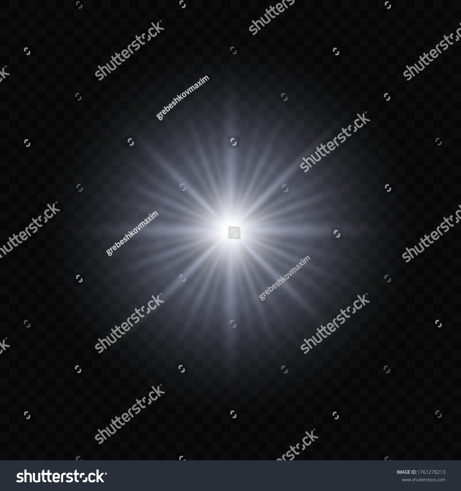 Sun Light Flash Lens Flare Effect Stock Vector (royalty Free 