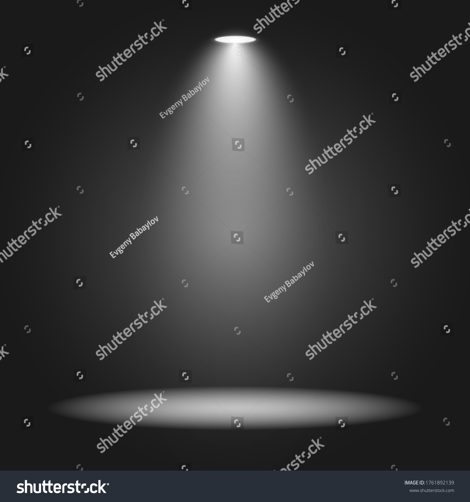 White Black Background White Spotlights Illustration Stock Illustration ...