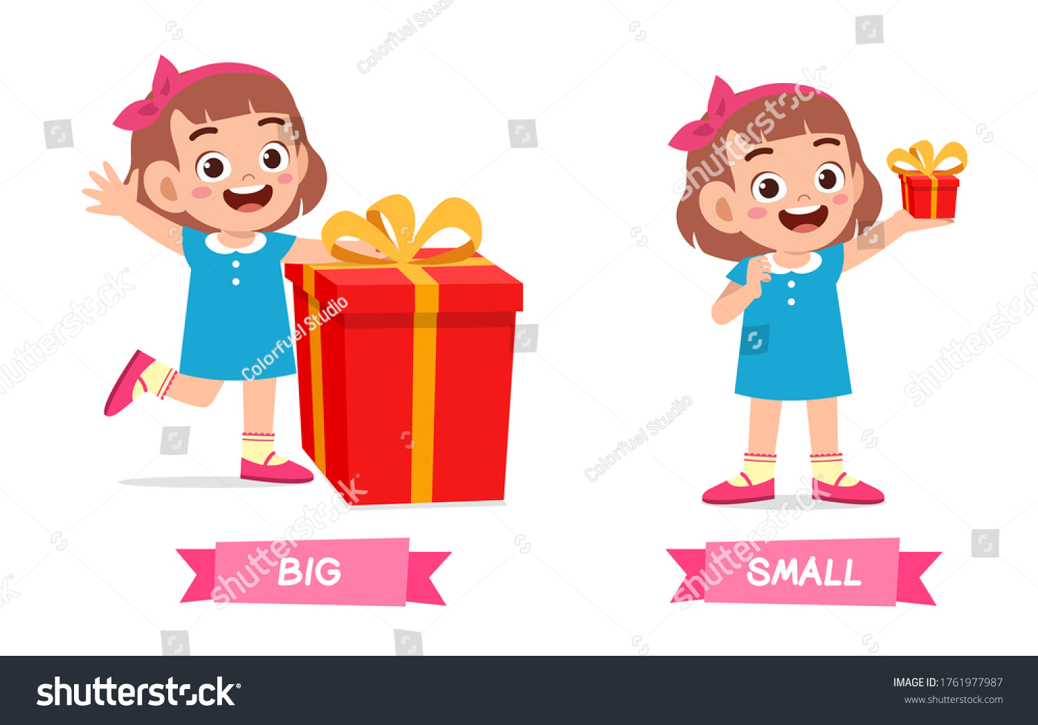 cute-example-opposite-word-antonym-kid-stock-vector-royalty-free