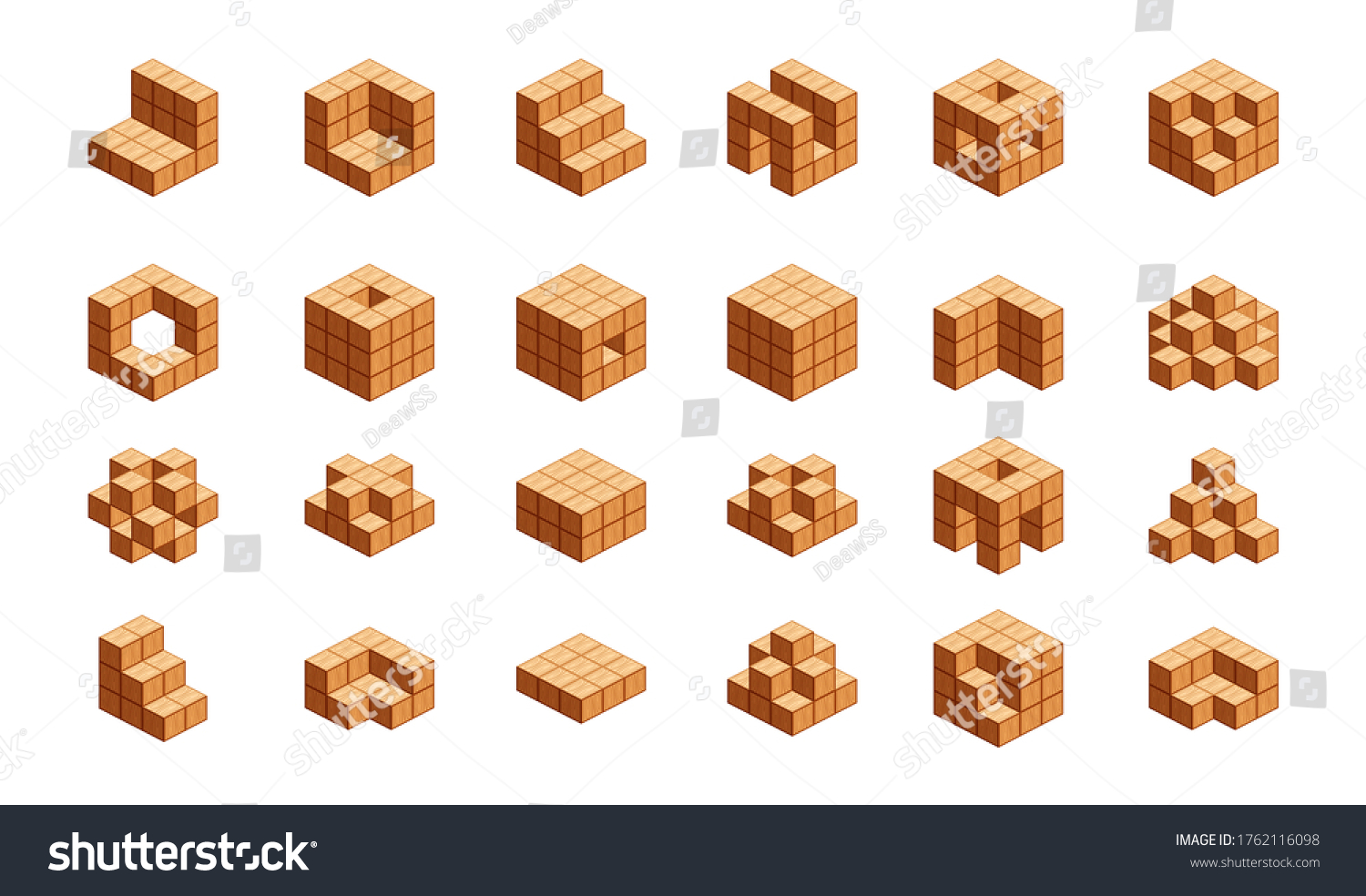 wooden-cubes-isometric-children-learning-wood-stock-vector-royalty