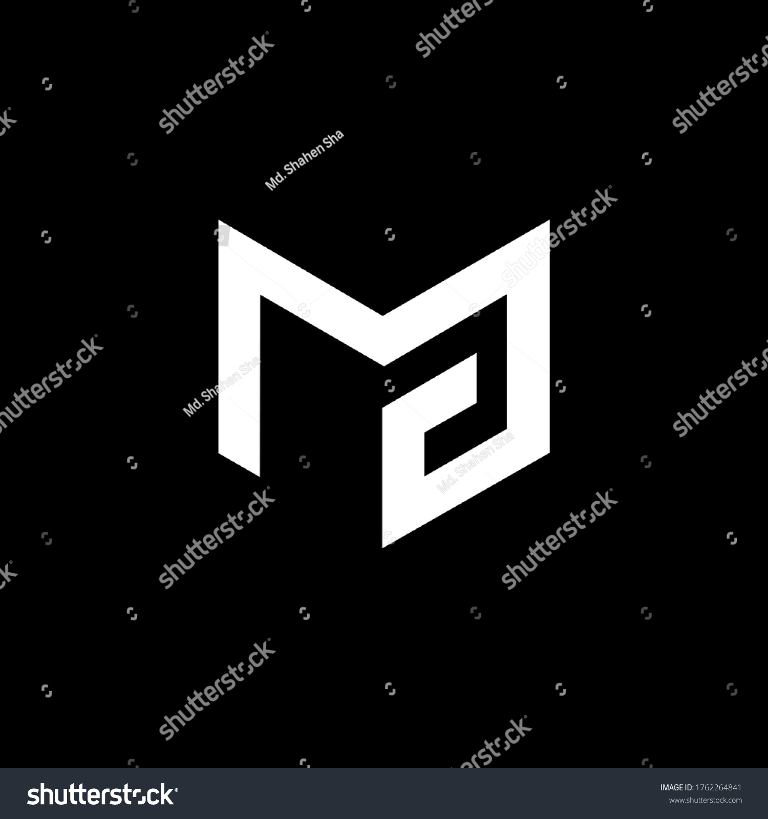 Mg Letter Logo Design Initial Letters Stock Vector (Royalty Free ...