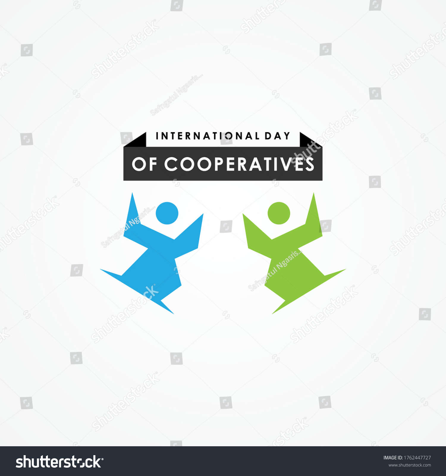 International Day Cooperatives Vector People Design Stock Vector Royalty Free 1762447727 6894