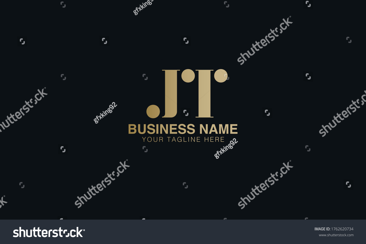 Jj Initial Based Minimal Logo Design Stock Vector (Royalty Free