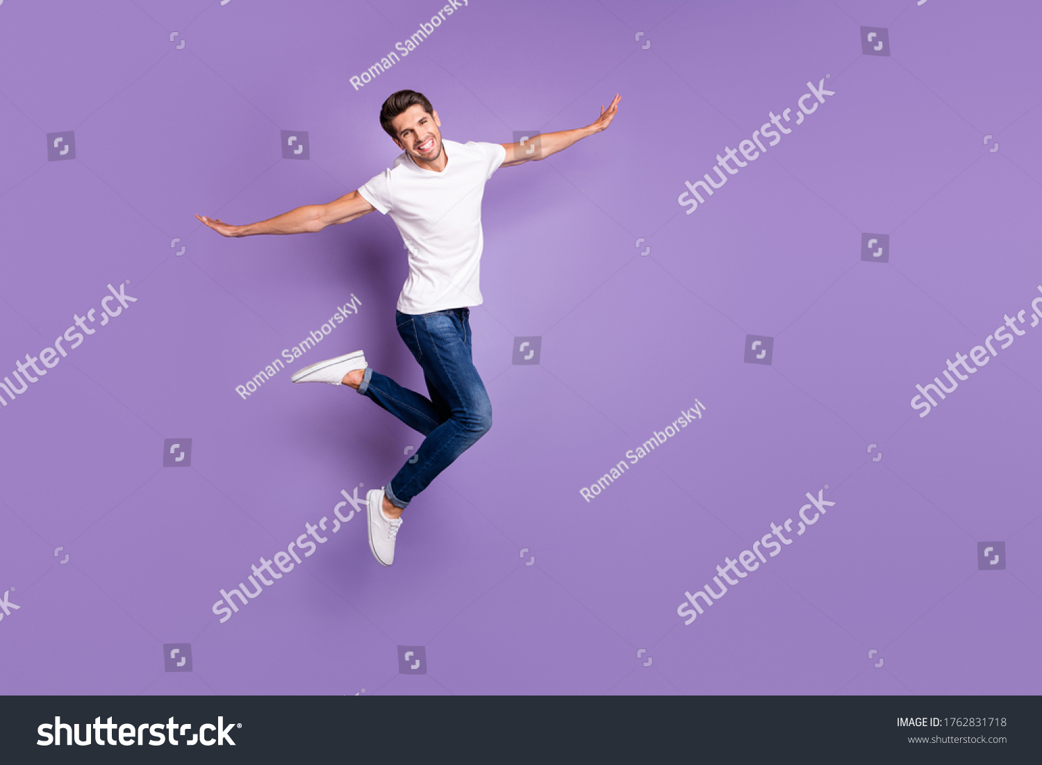 Full Length Body Size View His Stock Photo 1762831718 | Shutterstock