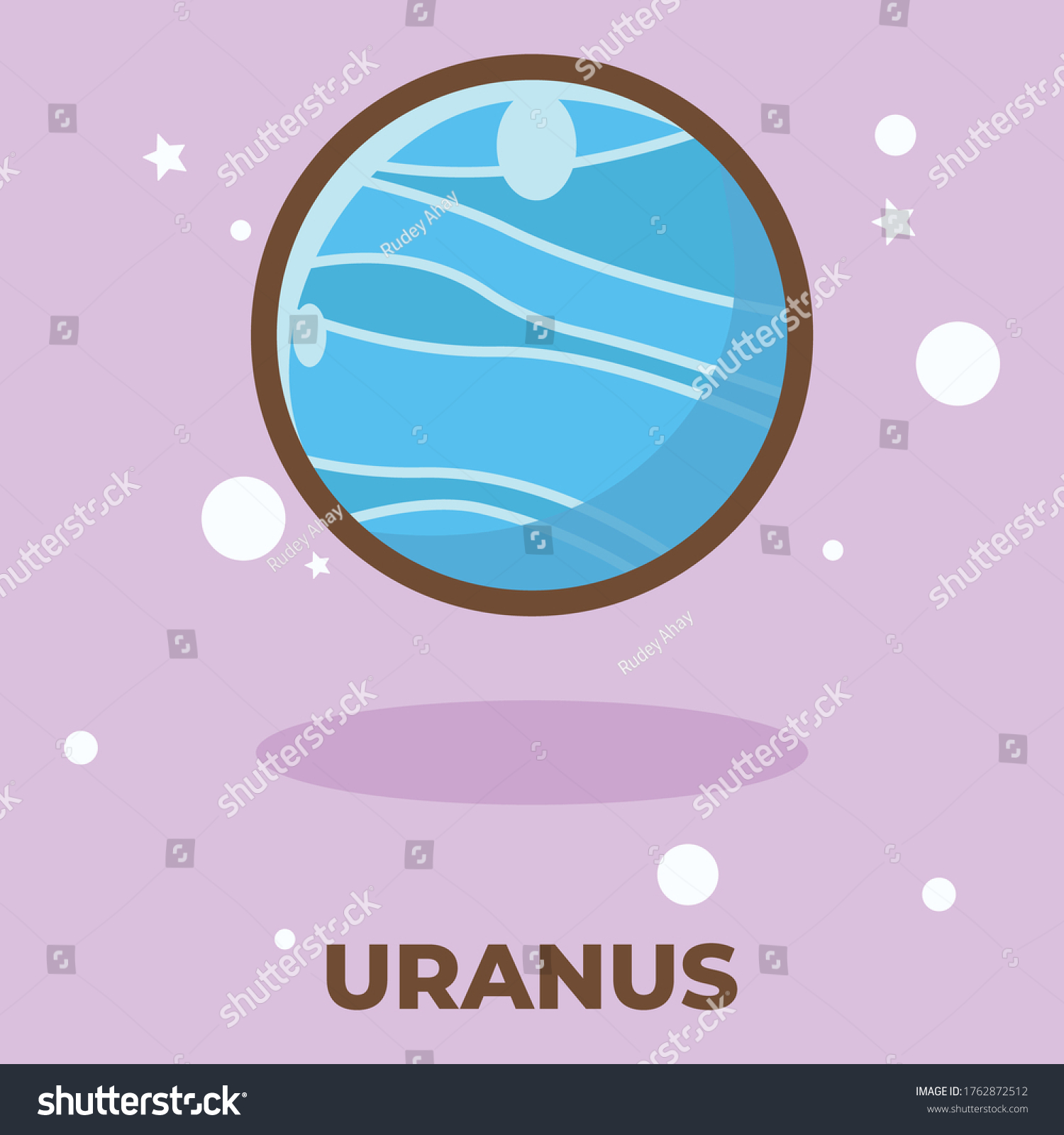 Uranus Illustration This Uranus Illustration All Stock Vector (Royalty ...