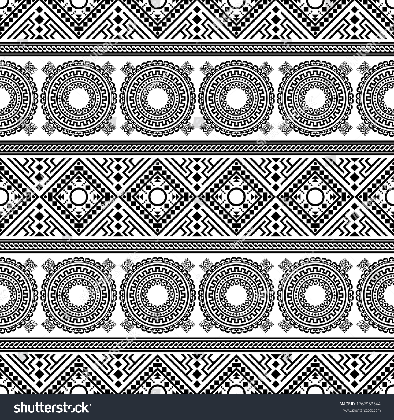 Traditional Persian Ethnic Pattern Design Vector Stock Vector (Royalty ...