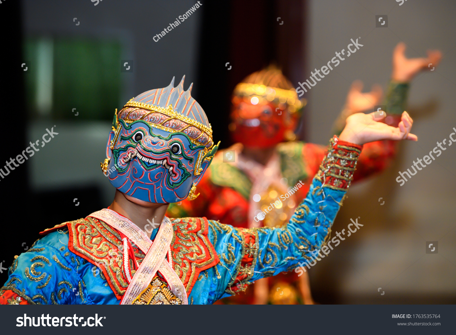 monkey-character-drama-ramayana-highest-performing-stock-photo