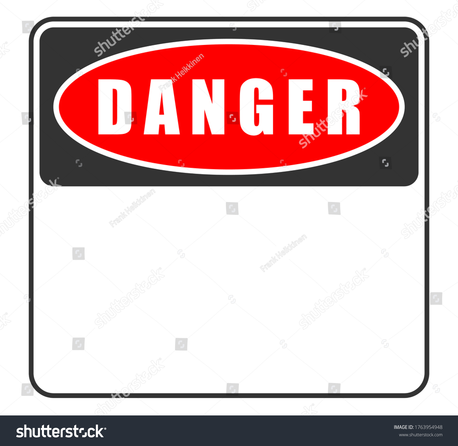 Danger Sign Symbol Warning Icon Logo Stock Vector (Royalty Free ...