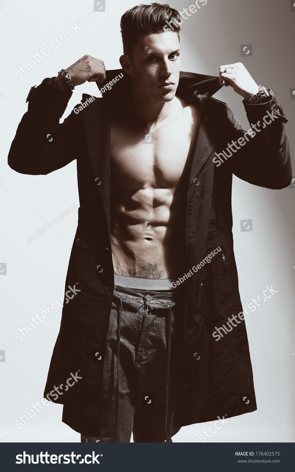 Sexy Guy Posinggood Looking Stock Photo 176402576 Shutterstock
