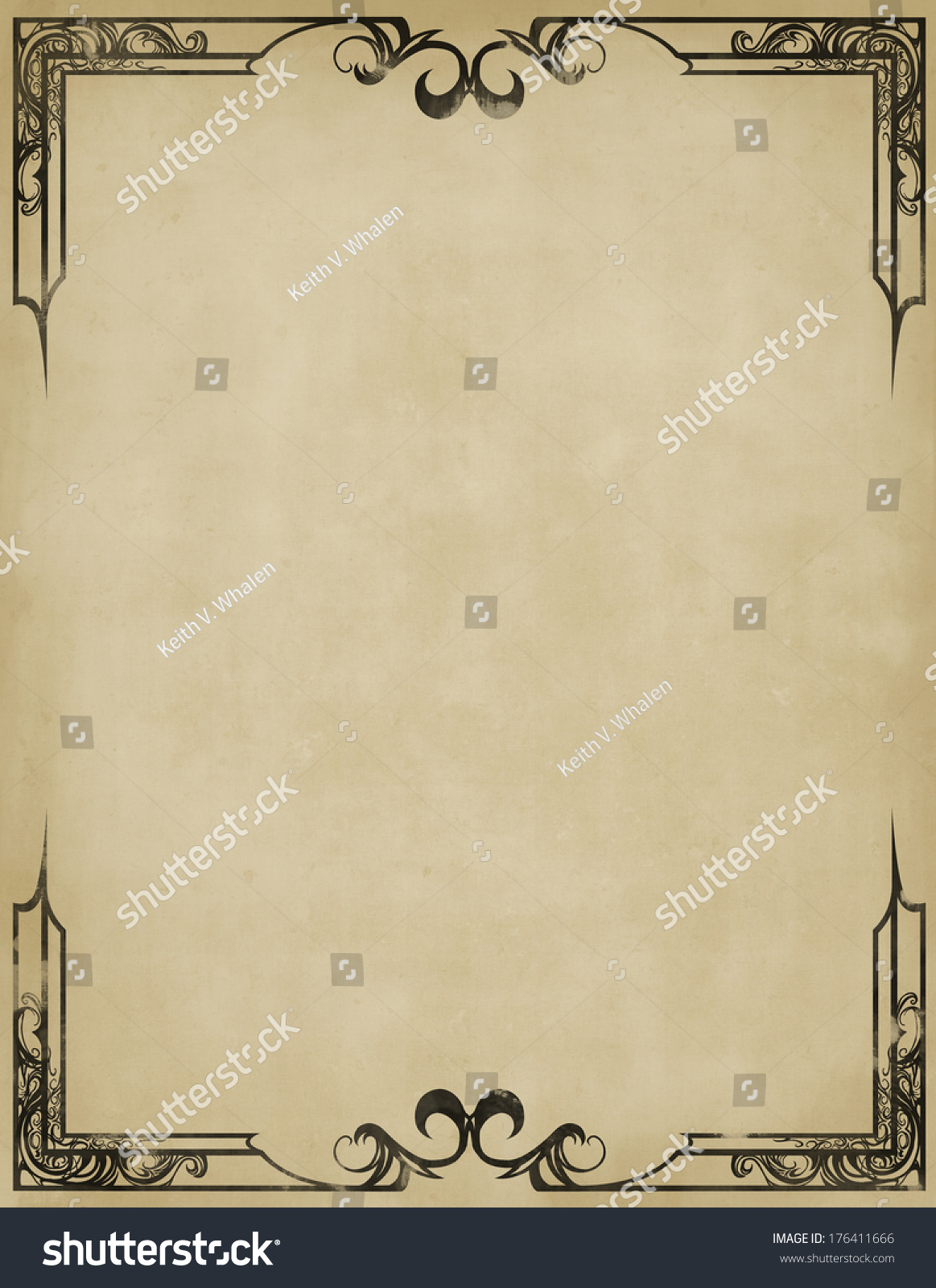 Old Fancy Paper Stock Illustration 176411666 | Shutterstock