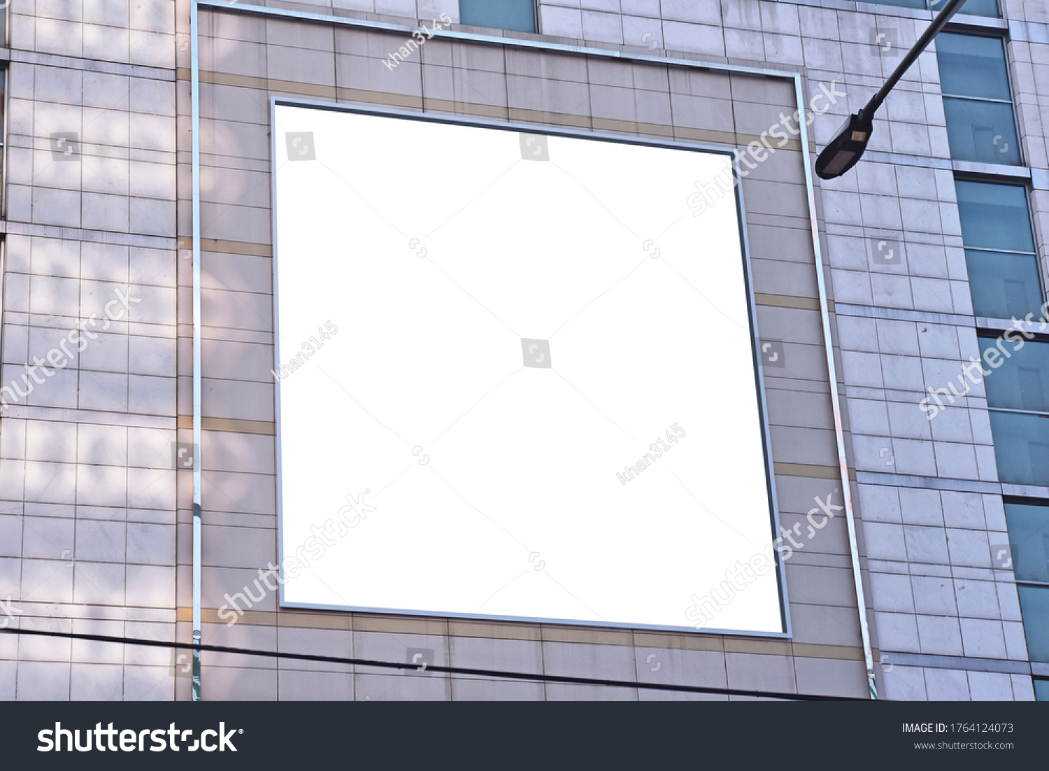 Mock Screen Background Various Billboards Information Stock Photo ...