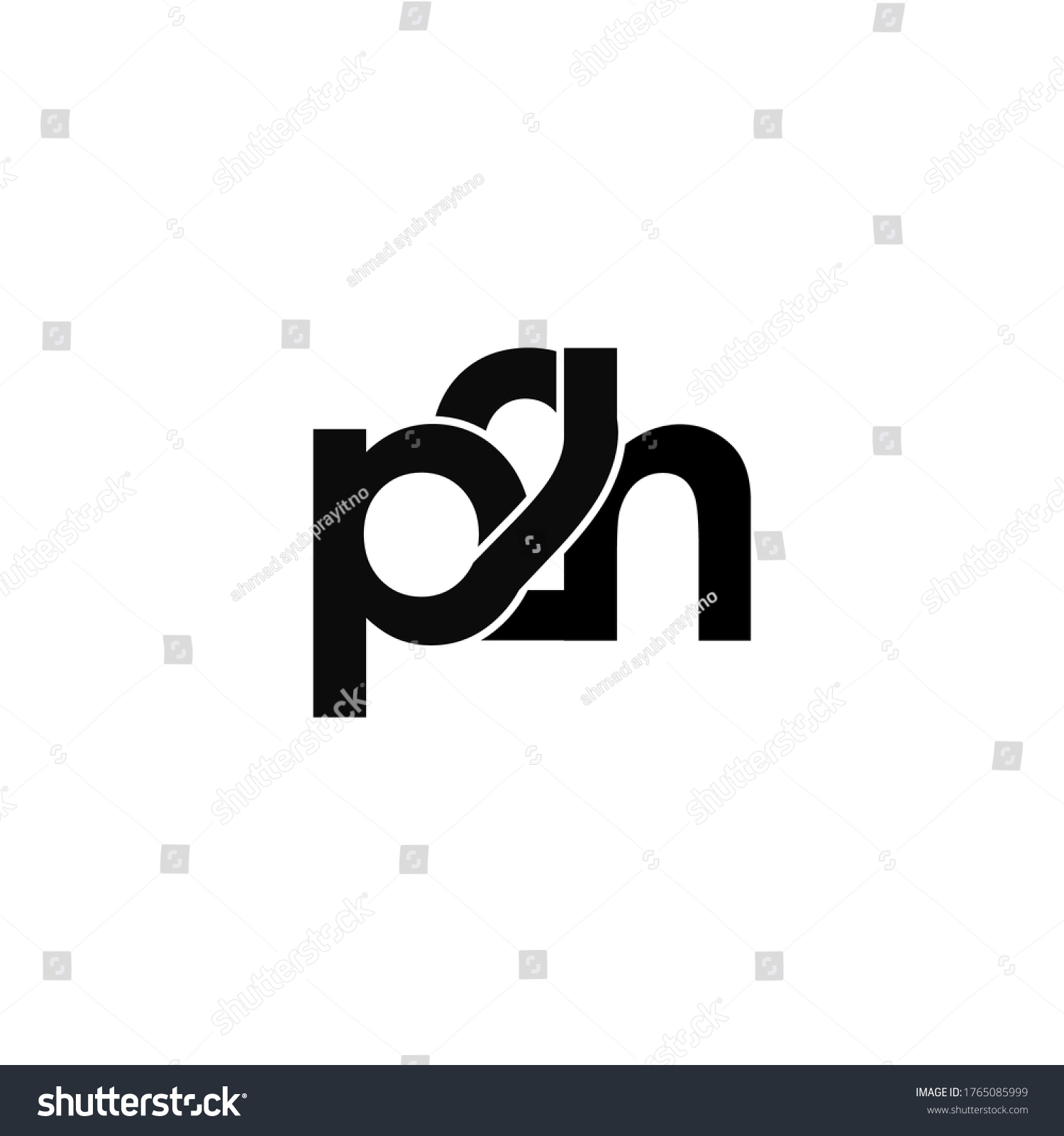 P2h Letter Original Monogram Logo Design Stock Vector (Royalty Free ...