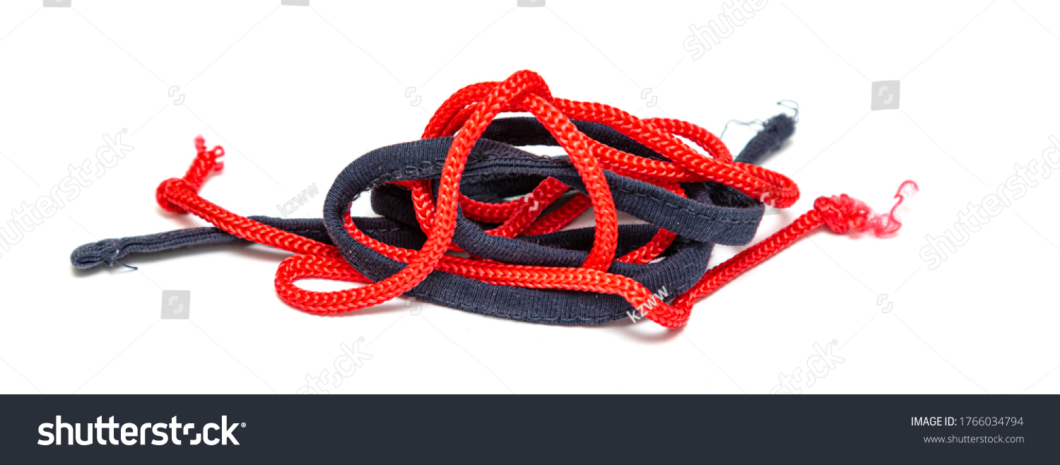 Rope Knots Rags On White Background Stock Photo 1766034794 | Shutterstock