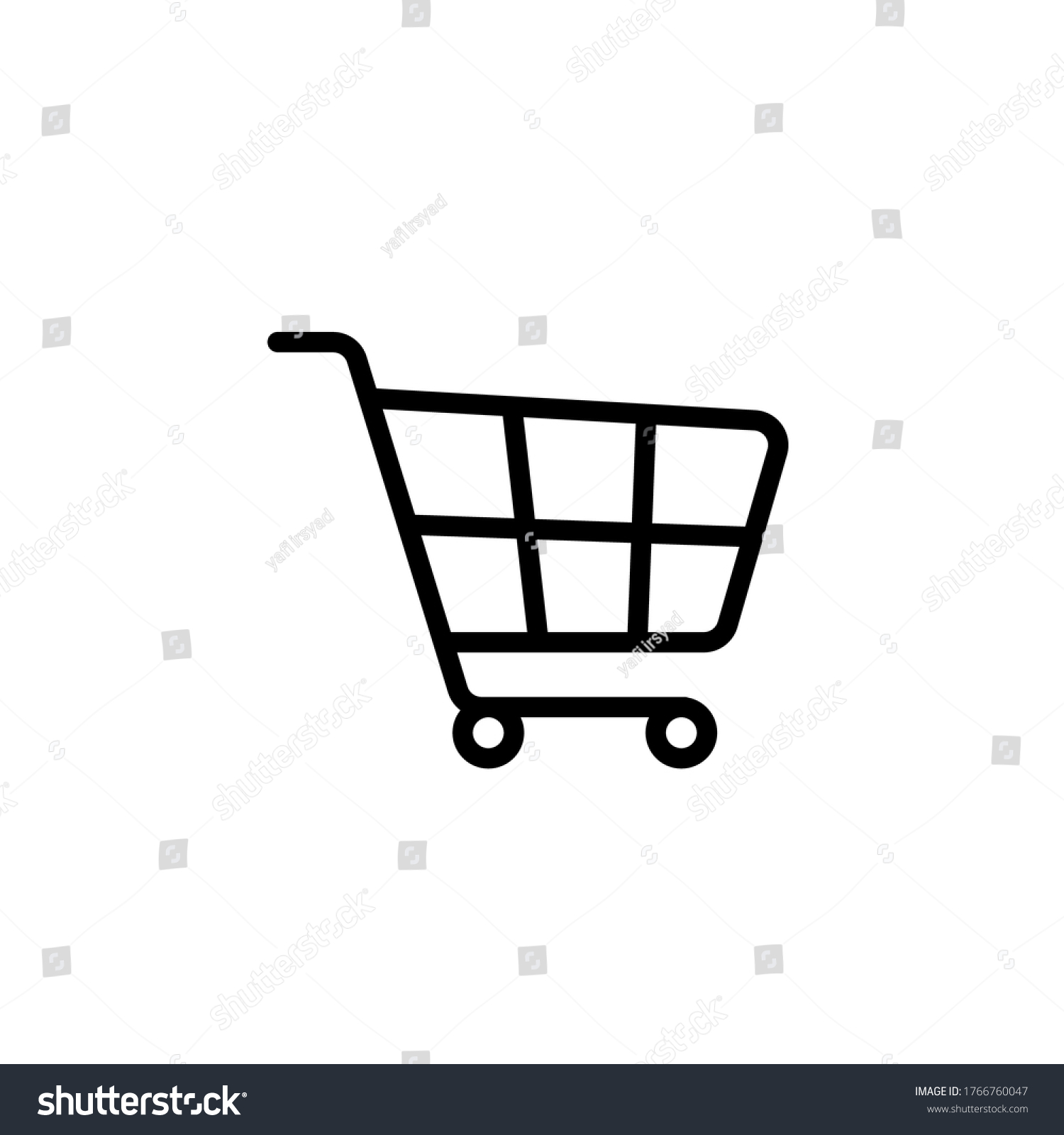 Shopping Cart Icon Flat Design Best Stock Vector (Royalty Free ...