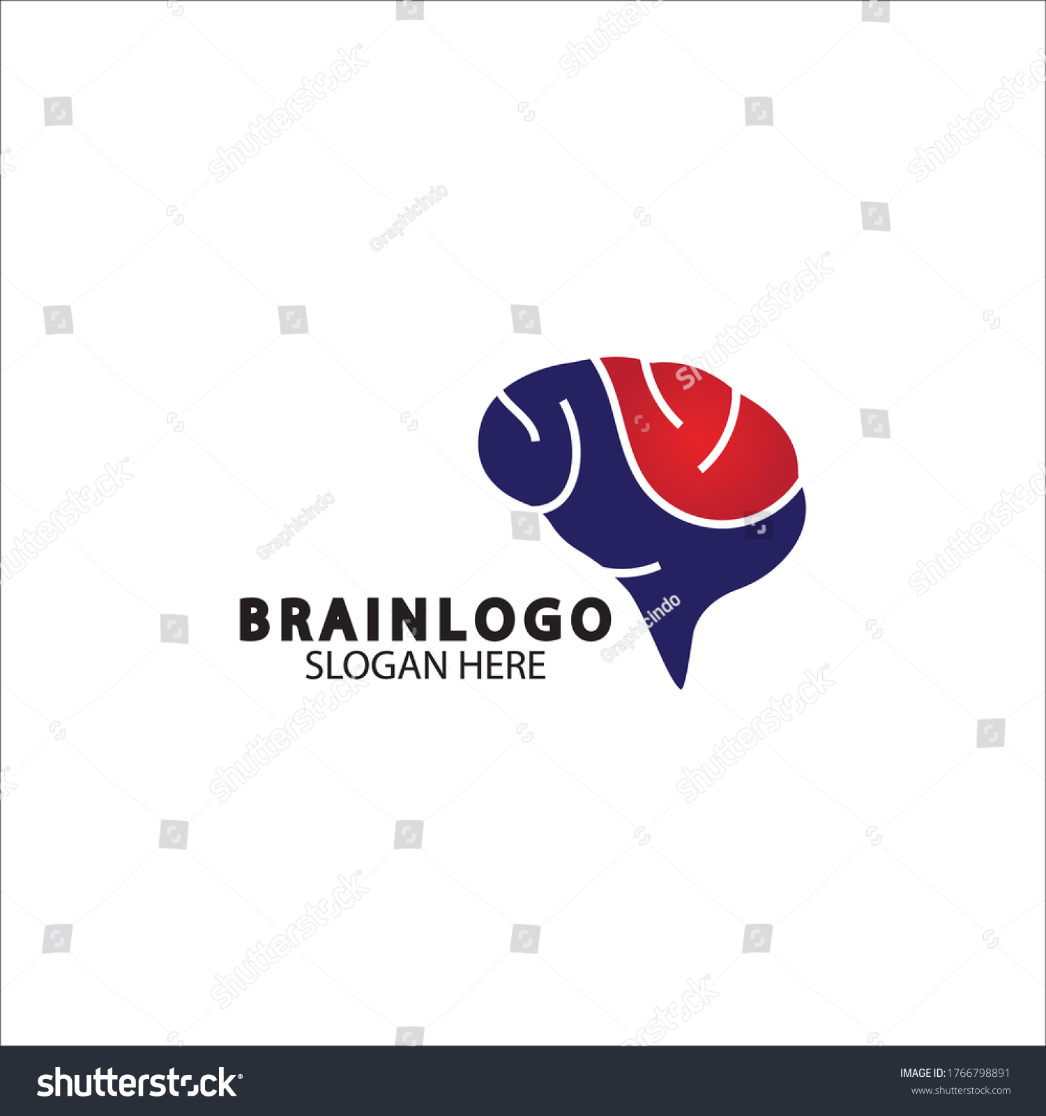 Brain Logo Designs Concept Vector Health Stock Vector (Royalty Free ...