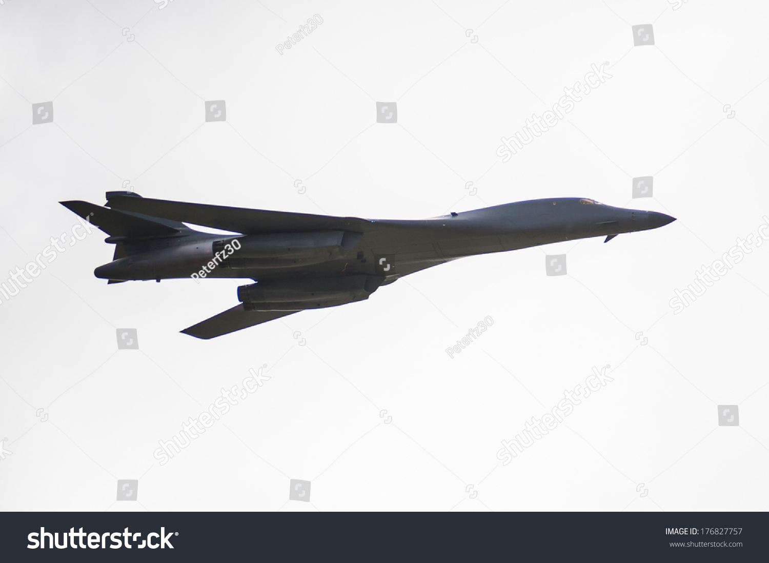 Rockwell B1 Lancer Bomber Flight Stock Photo 176827757 | Shutterstock