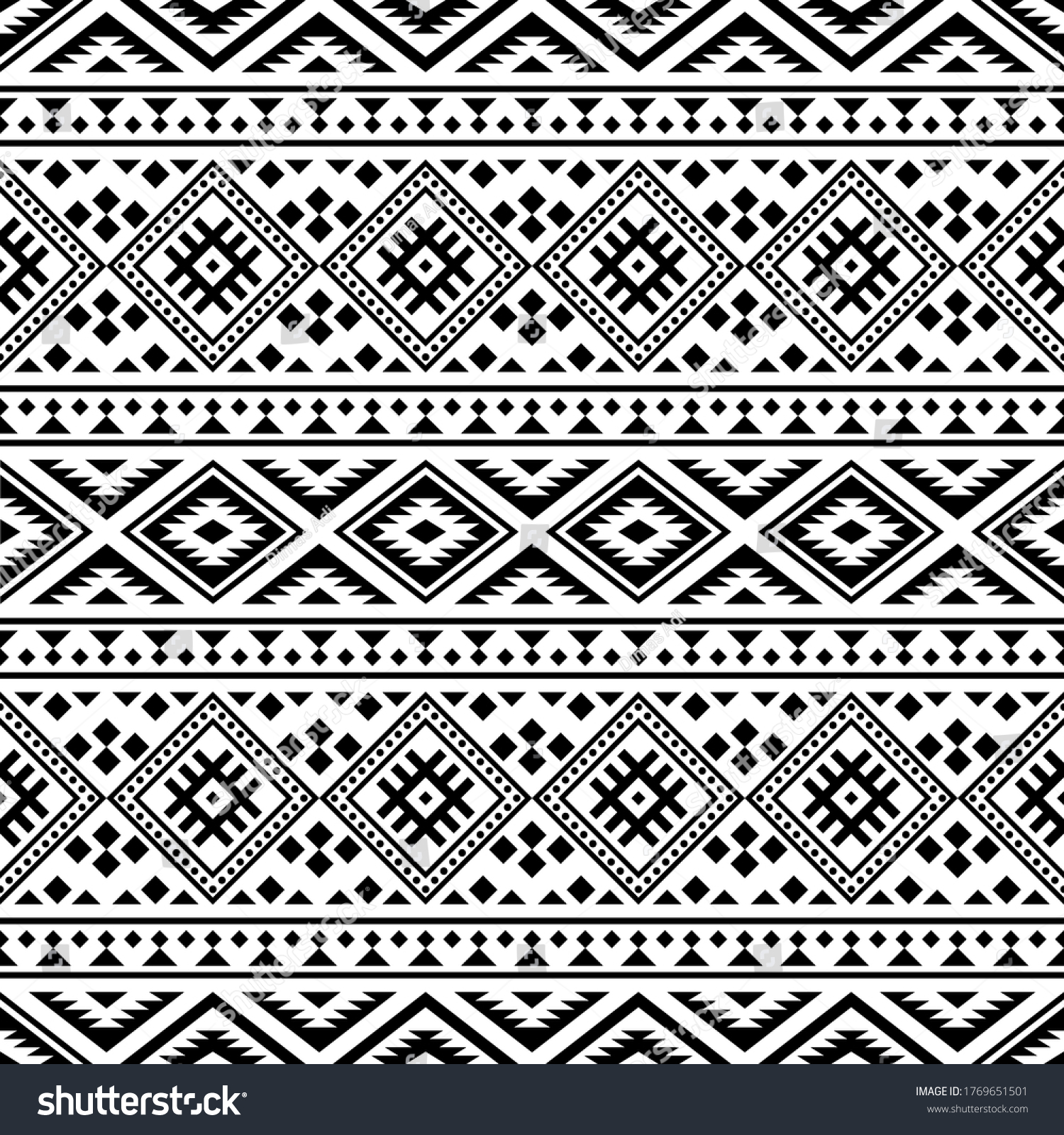 Aztec Seamless Pattern Texture Background Design Stock Vector (Royalty ...