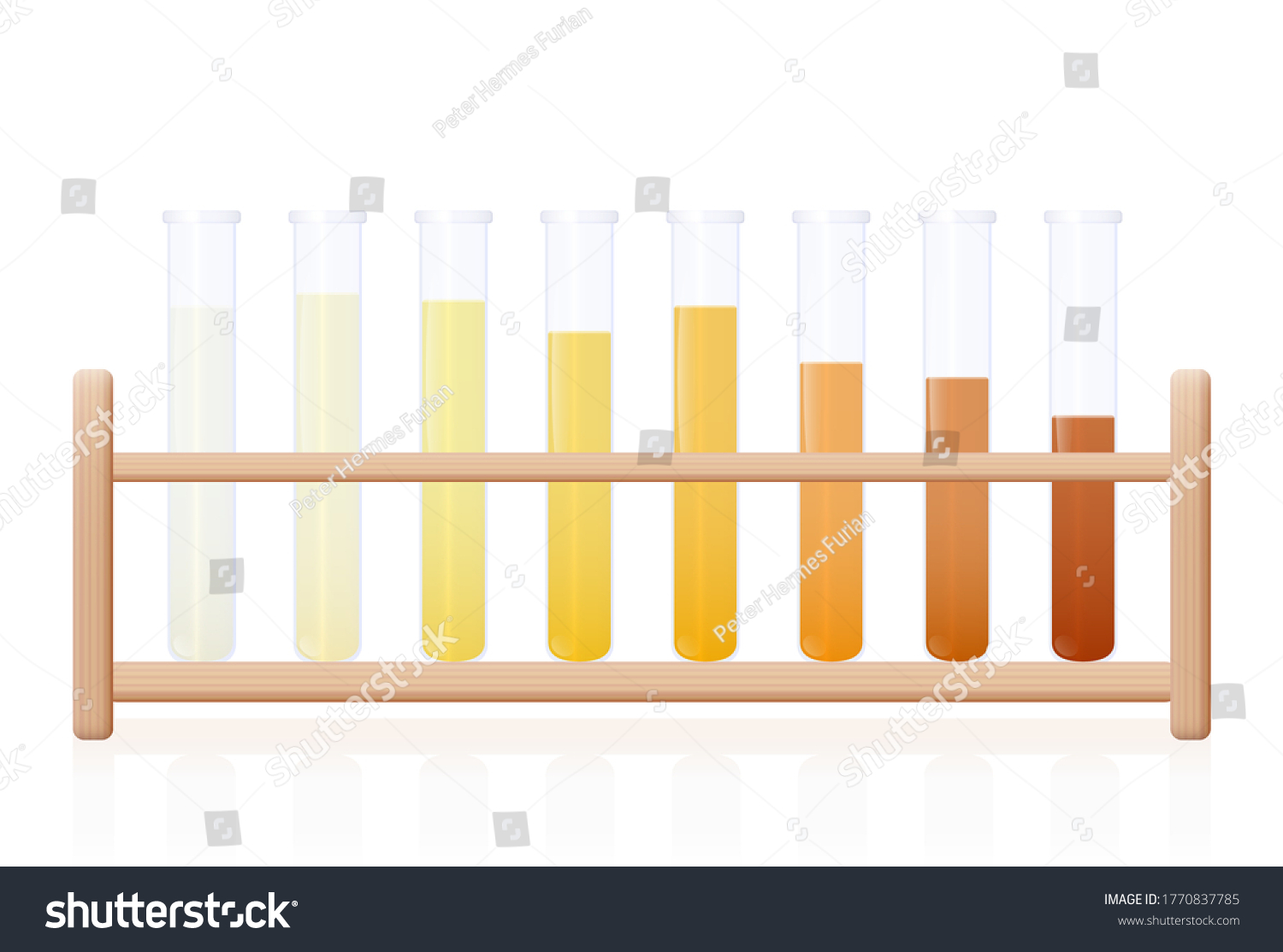 Urine Color Chart Test Tubes Clear Stock Vector Royalty Free   Stock Vector Urine Color Chart Test Tubes With Clear Yellow Orange And Even Darker Urine As An Indicator Of 1770837785 