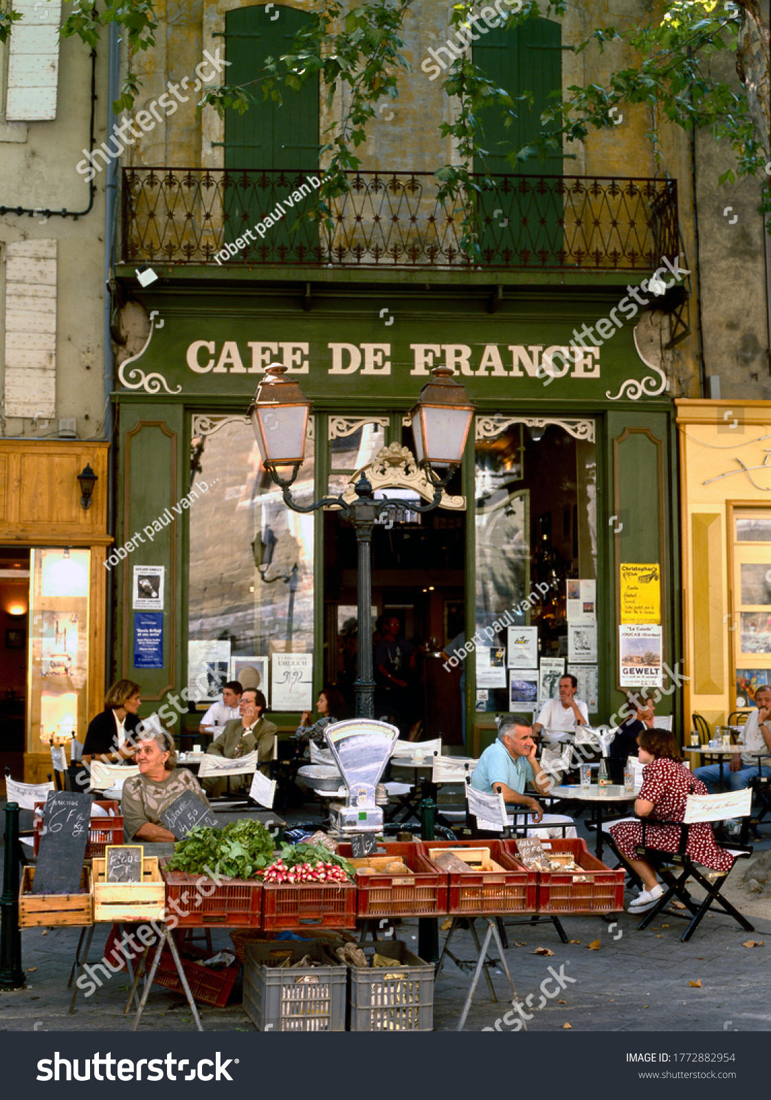 Menu Sign France Outside Restaurant写真素材 Shutterstock