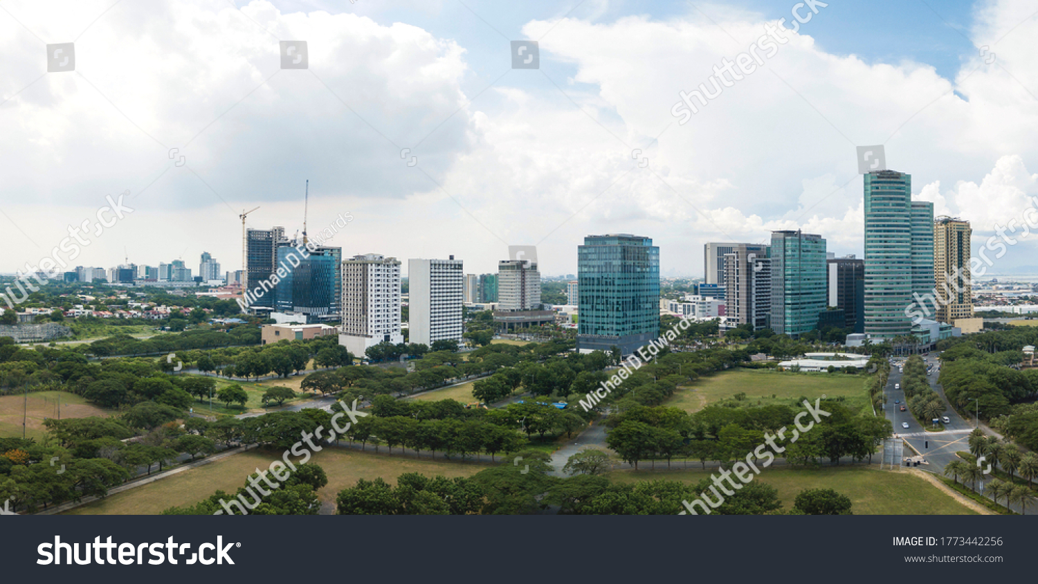 Alabang Muntinlupa Philippines July 2020 Panorama Stock Photo 