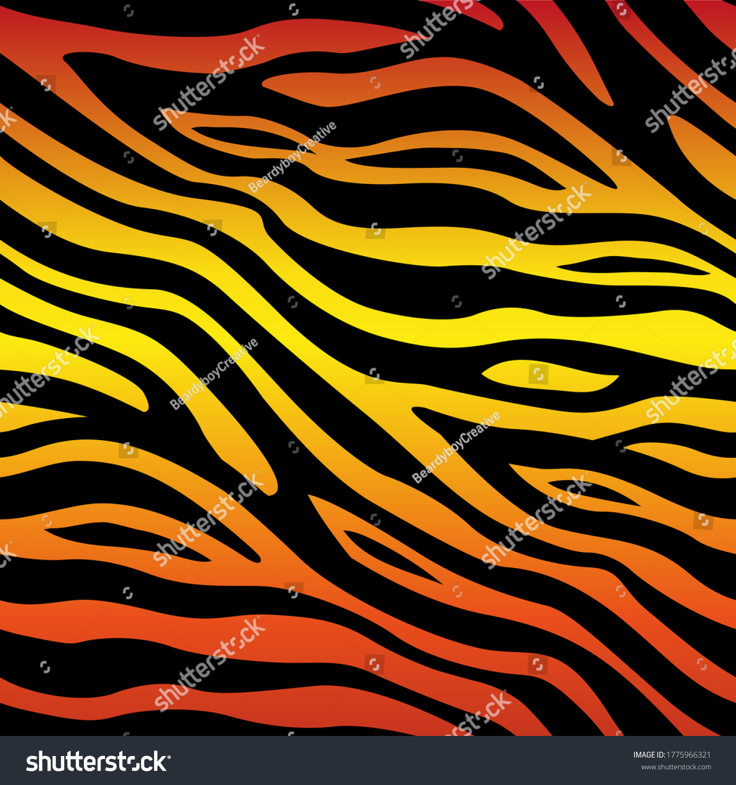 Zebra Seamless Print Ombre Pattern Print Stock Vector (Royalty Free ...