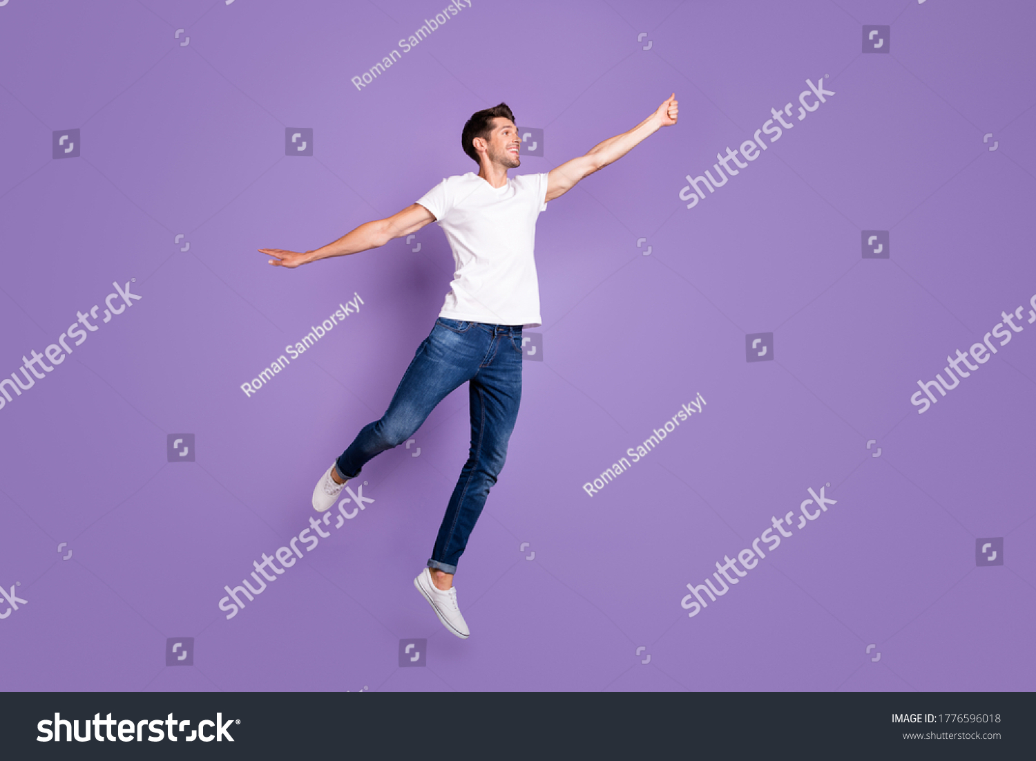 Full Length Body Size View His Stock Photo 1776596018 | Shutterstock