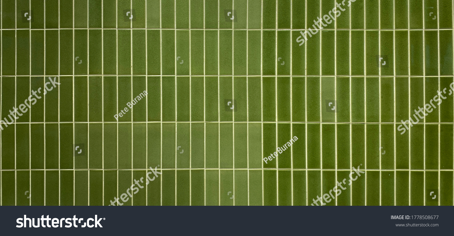 Various Shades Glazed Green Mosaic Ceramic Stock Photo 1778508677 ...