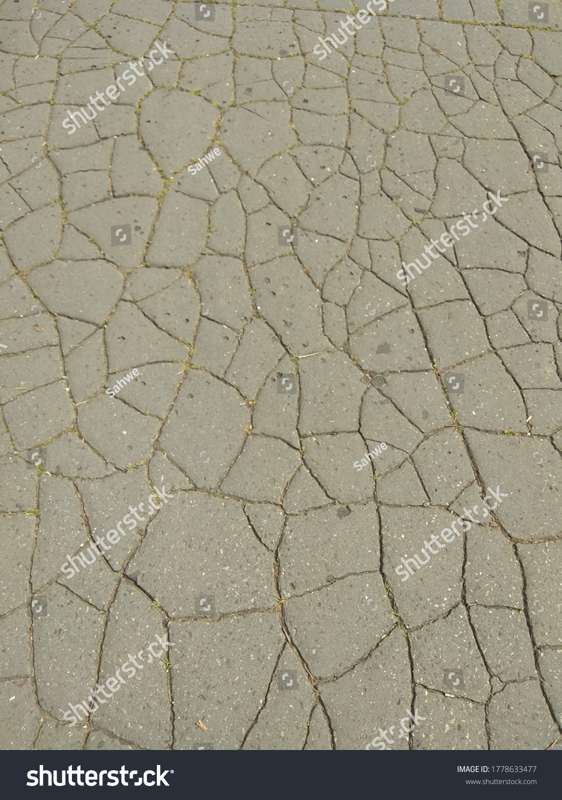 Broken Asphalt Texture On Road Stock Photo 1778633477 | Shutterstock