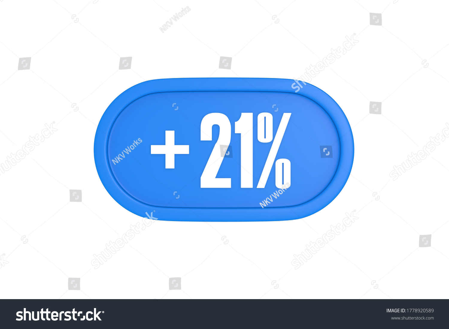 21-percent-increase-3d-sign-light-stock-illustration-1778920589-shutterstock