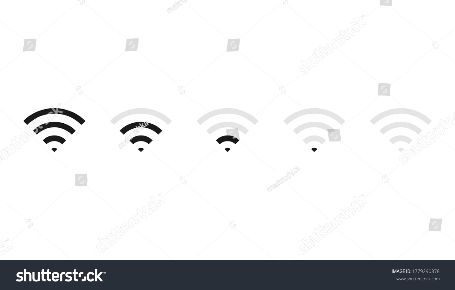 22,214 Wifi medium signal symbol icons Images, Stock Photos & Vectors ...