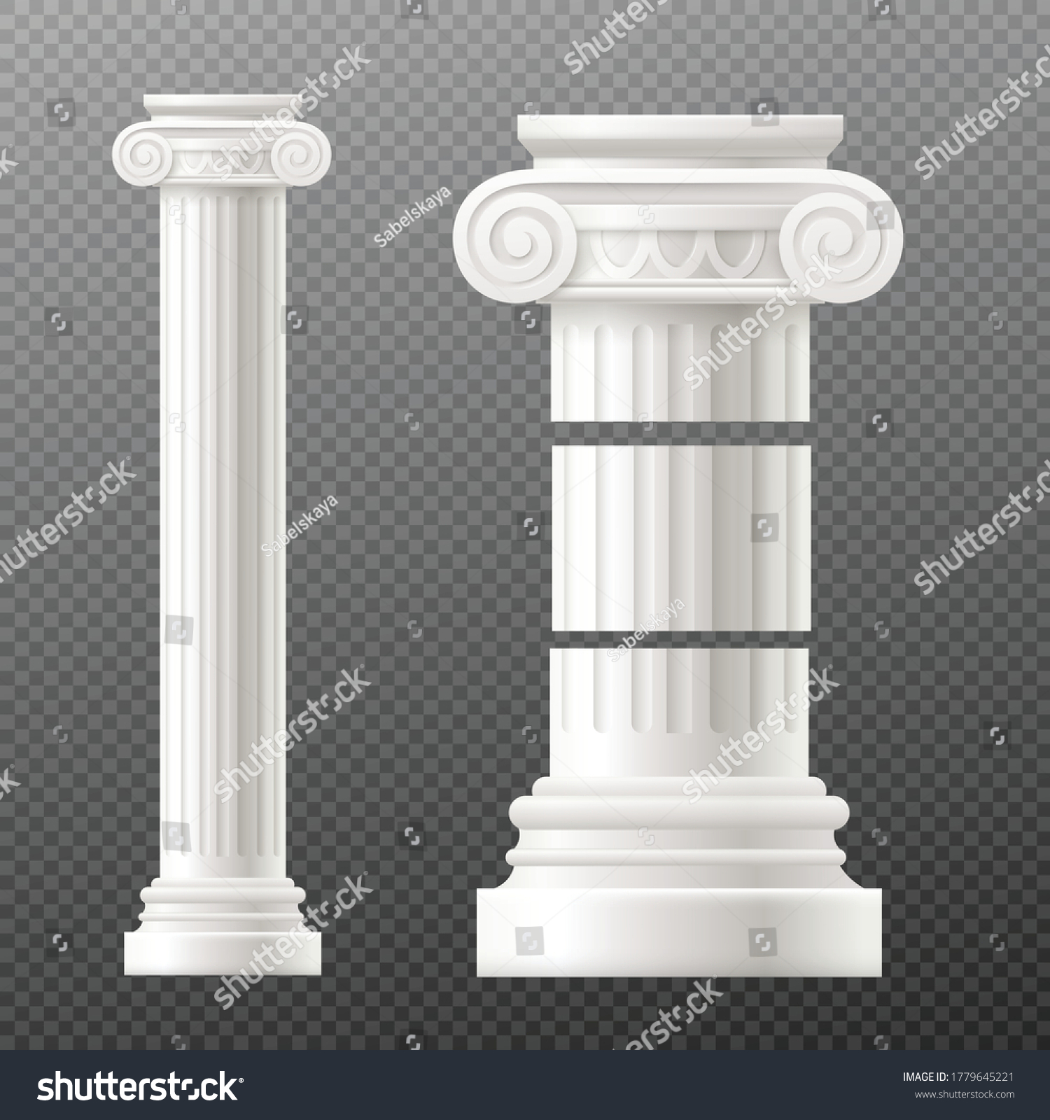 Античные колонны Кропп