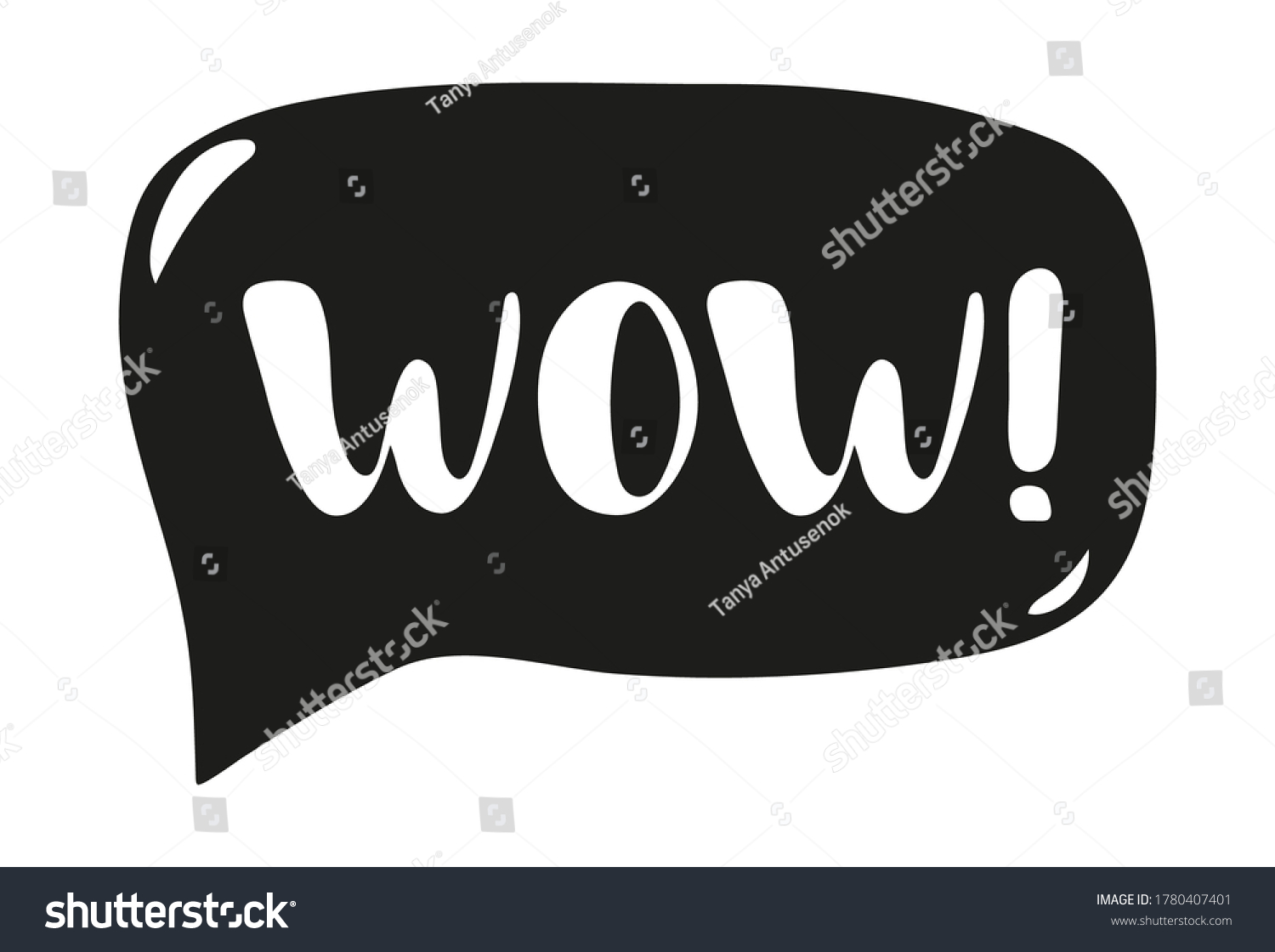 word-wow-speech-bubble-hand-drawn-stock-vector-royalty-free