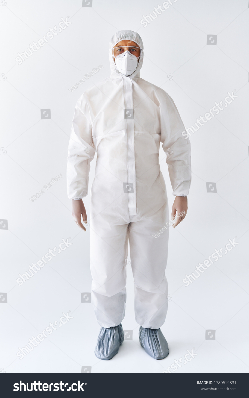 Full Length Portrait Doctor Wearing Ppe Stock Photo 1780619831 ...