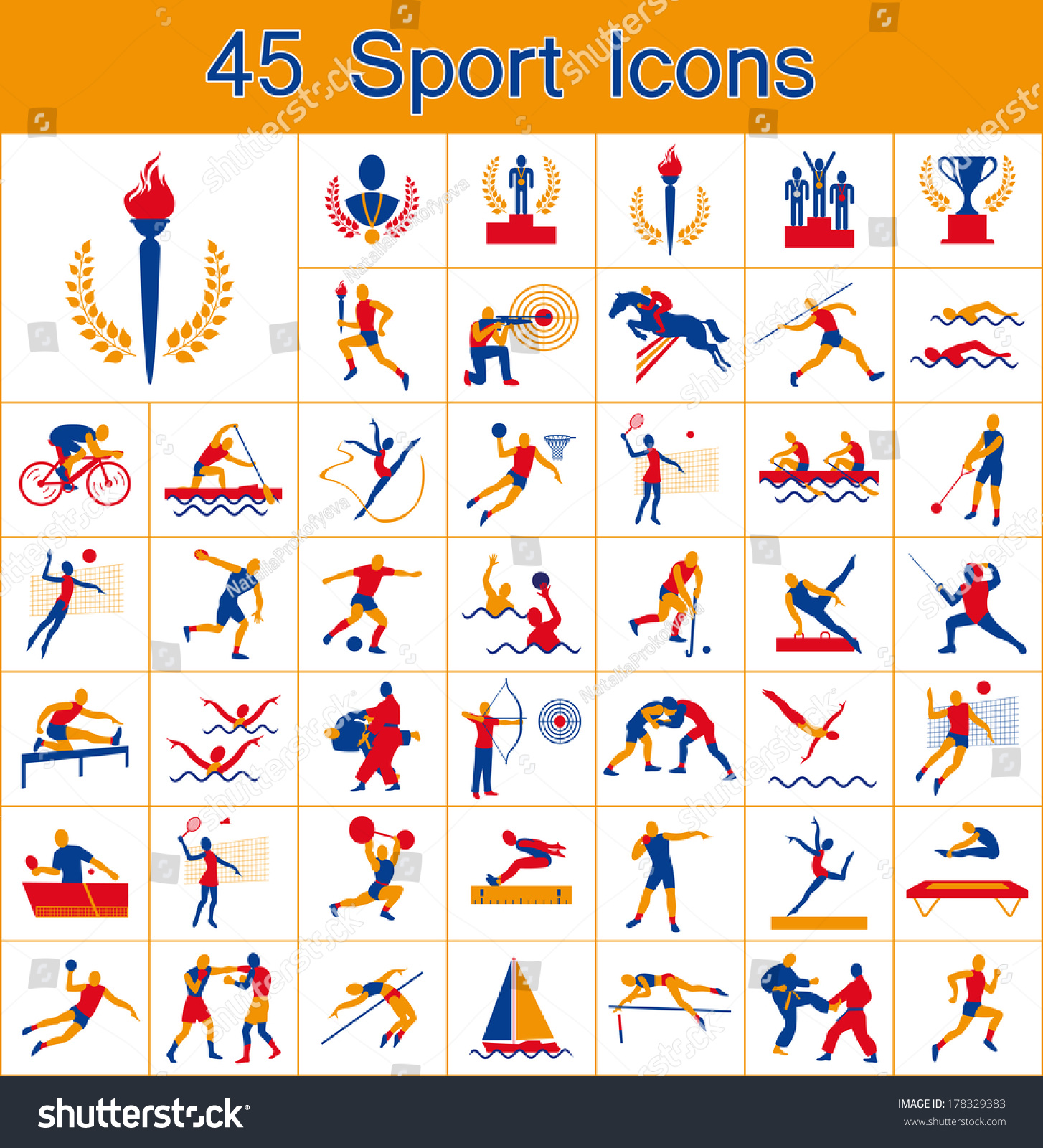 Пиктограммы летних видов спорта для дошкольников в картинках