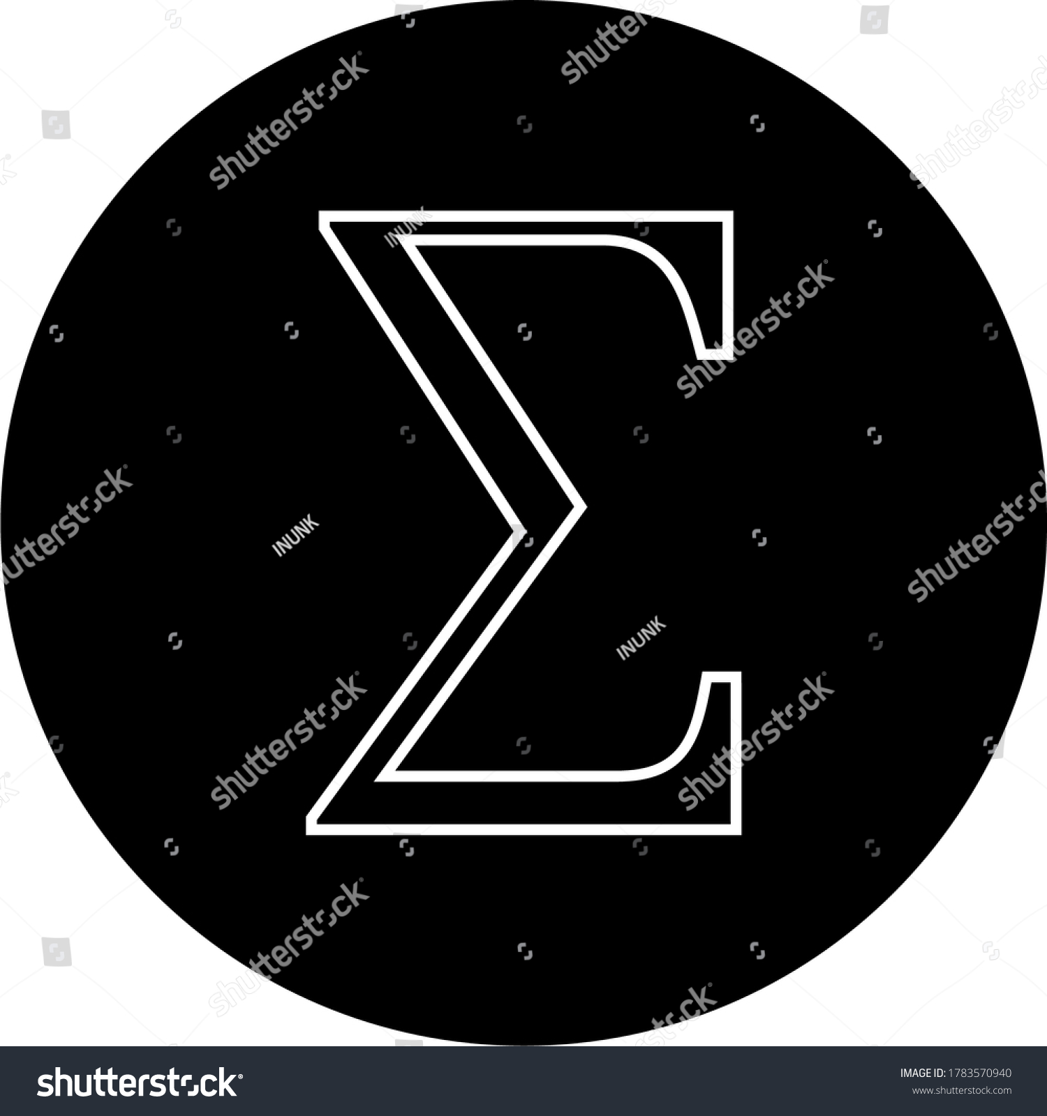 Sigma Notation One Symbols Used Mathematics Stock Vector (Royalty Free ...